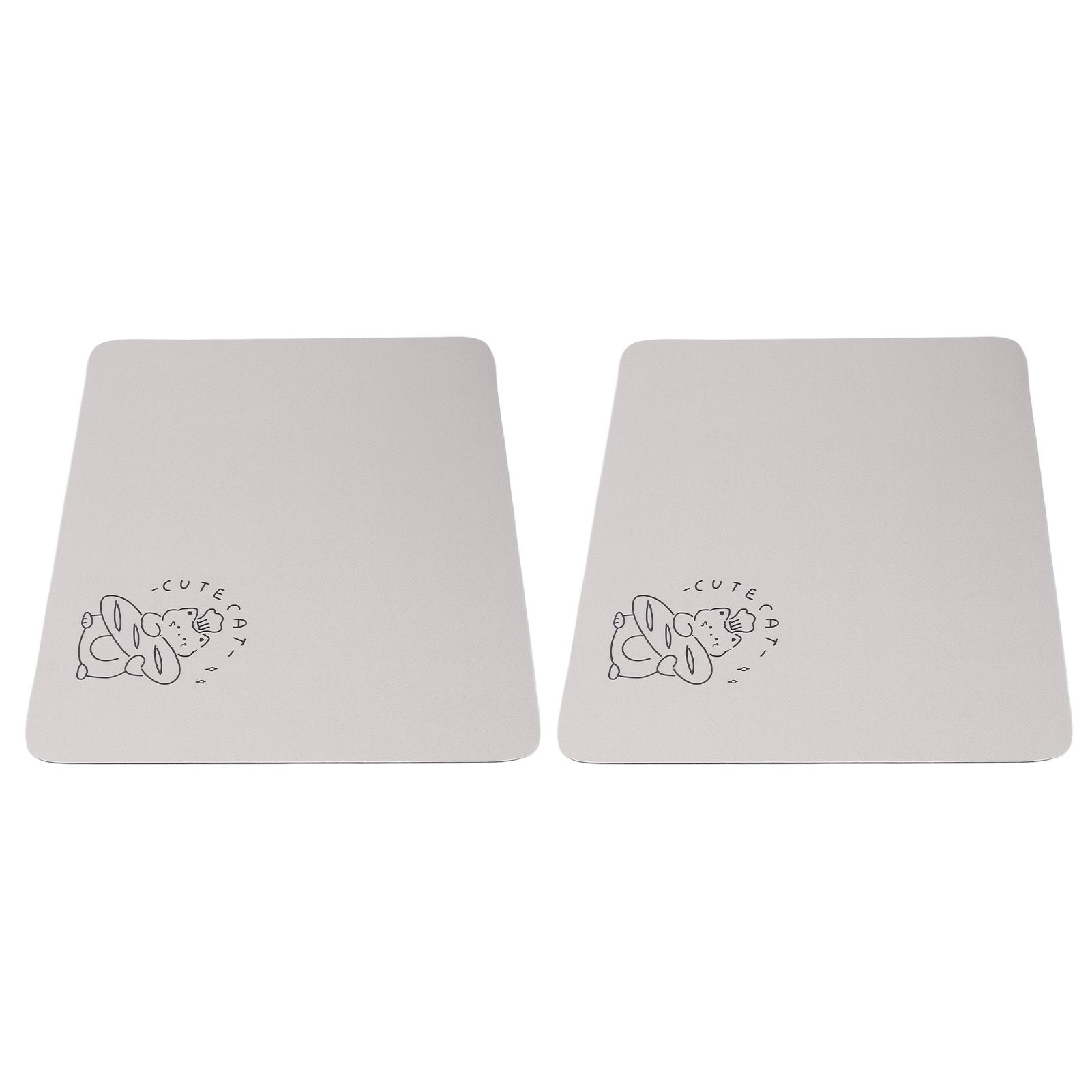 2PCS Coffee Bar Mat Multifunctional Prevent Slip Waterproof Shockproof view 4