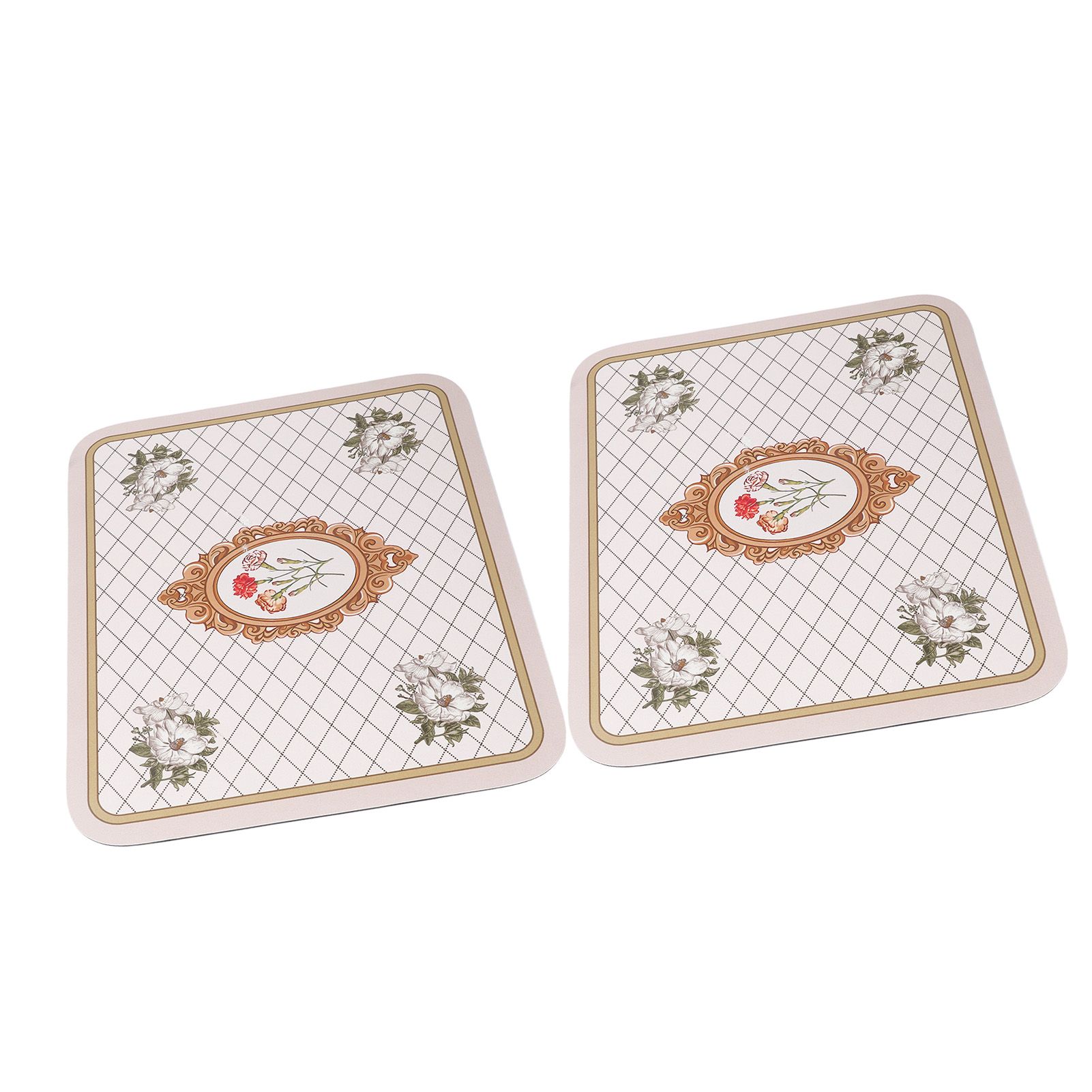 2PCS Coffee Mat Prevent Slip Waterproof Bottom Shockproof Absorbent Dish view 4