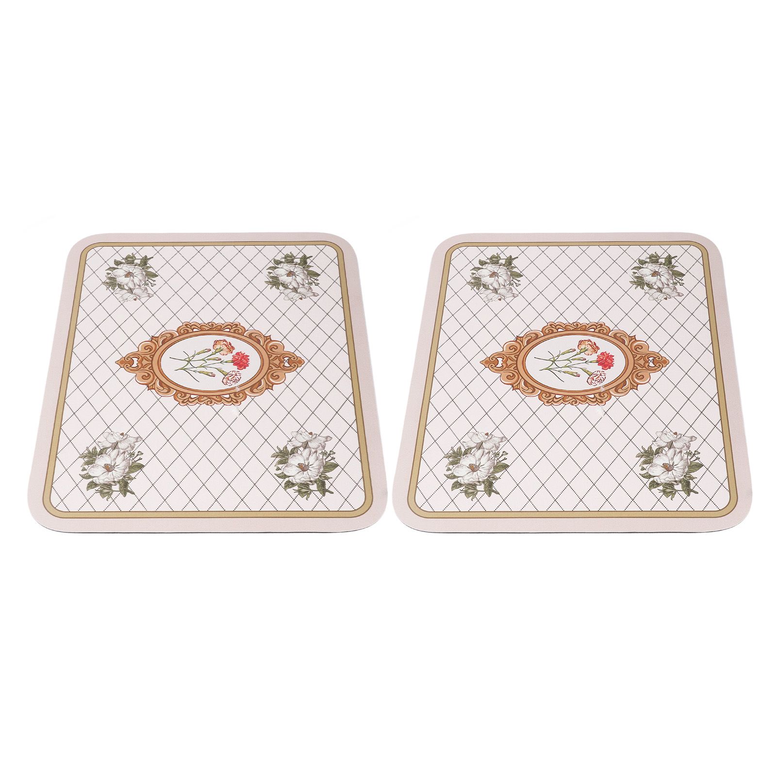 2PCS Coffee Mat Prevent Slip Waterproof Bottom Shockproof Absorbent Dish view 6