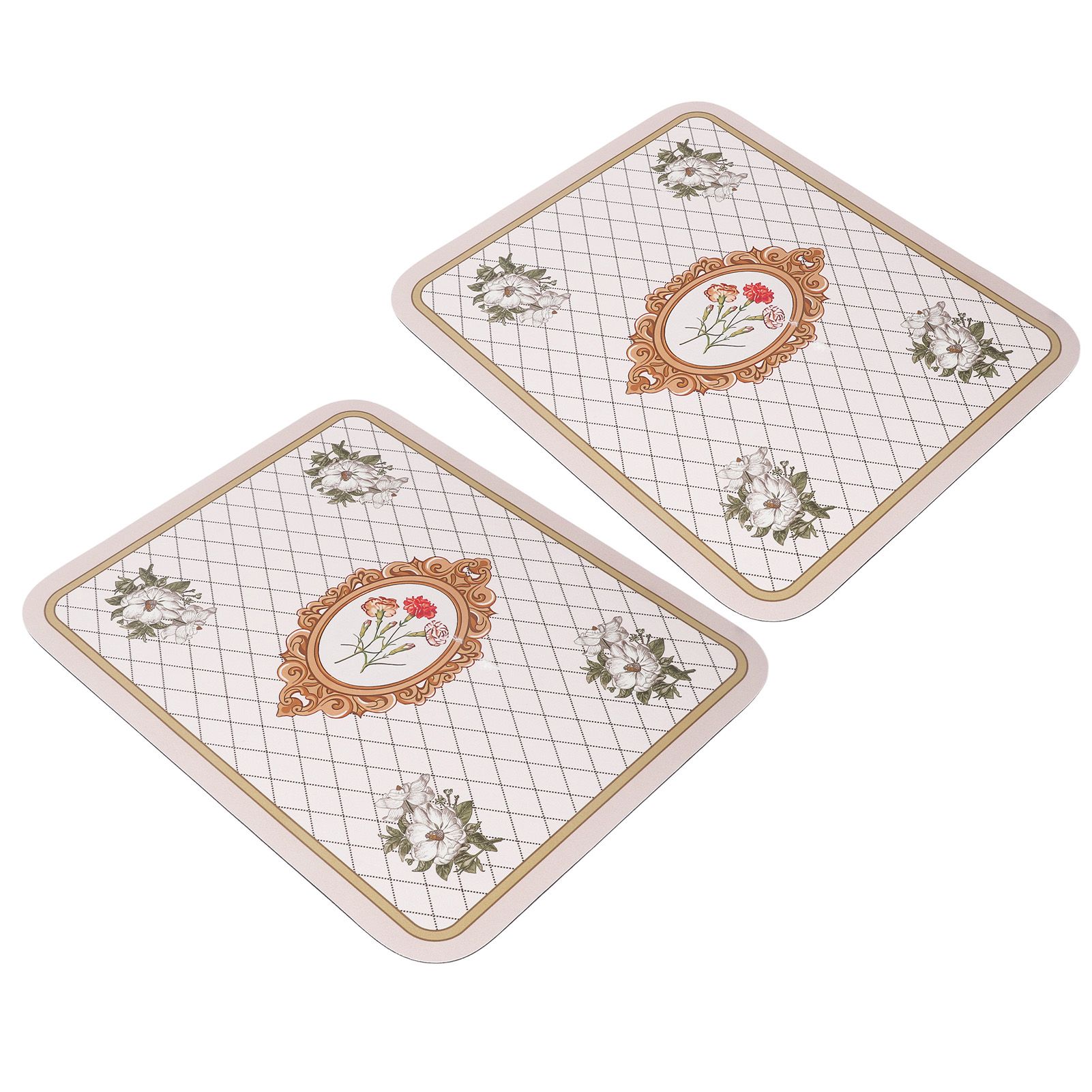 2PCS Coffee Mat Prevent Slip Waterproof Bottom Shockproof Absorbent Dish view 7