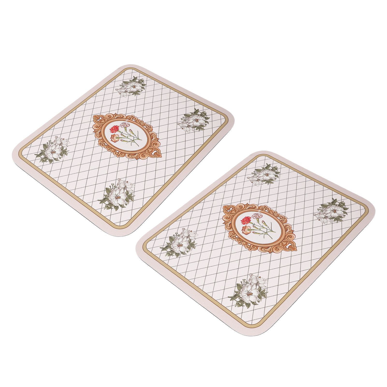 2PCS Coffee Mat Prevent Slip Waterproof Bottom Shockproof Absorbent Dish view 9