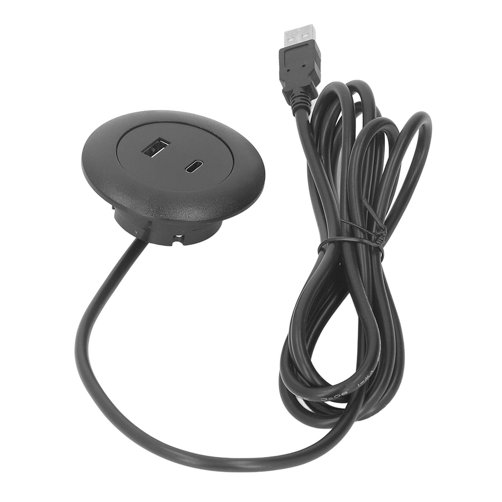 Embedded Charging Round Port Desktop Power Grommet for Sofas Tables Bedside view 5