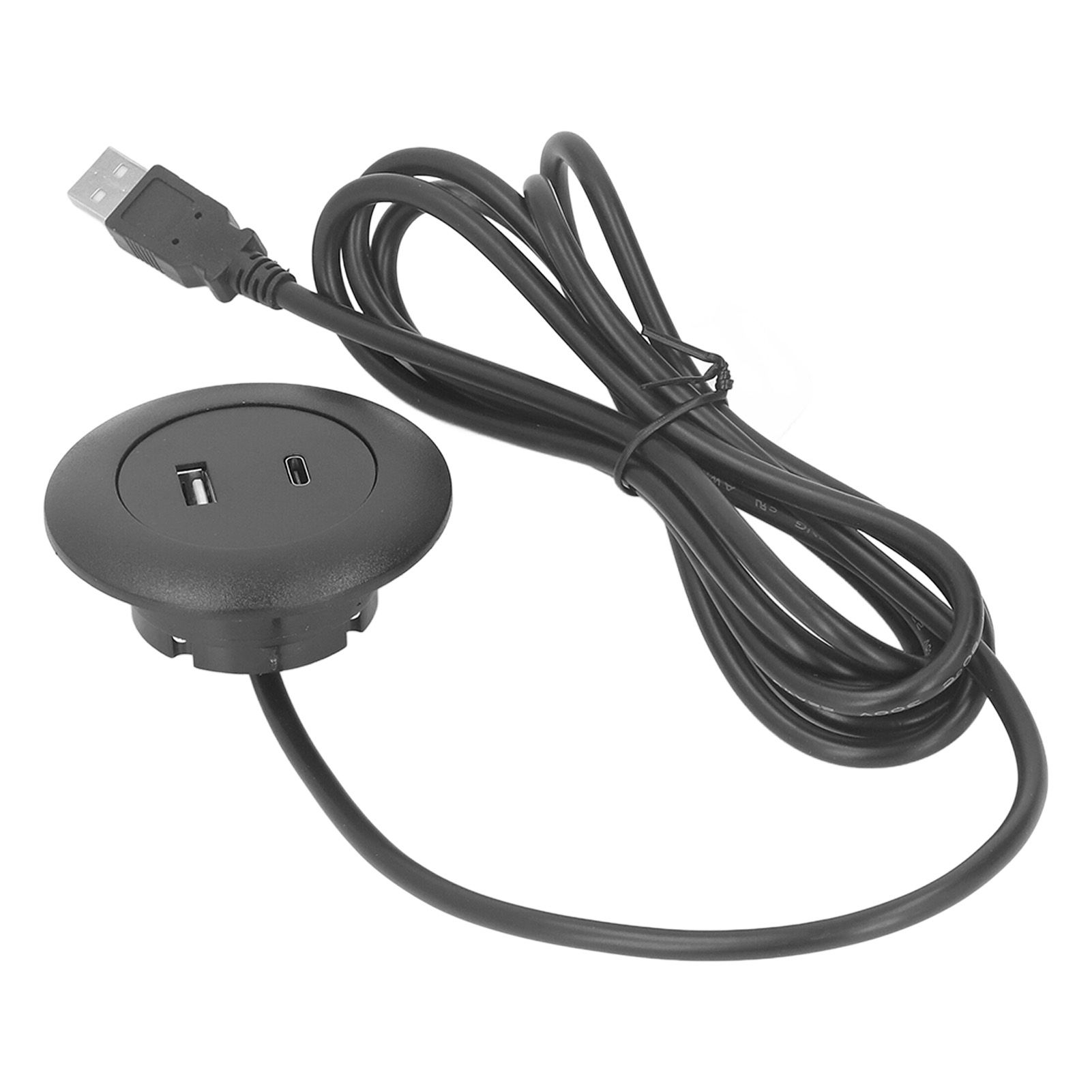 Embedded Charging Round Port Desktop Power Grommet for Sofas Tables Bedside view 6