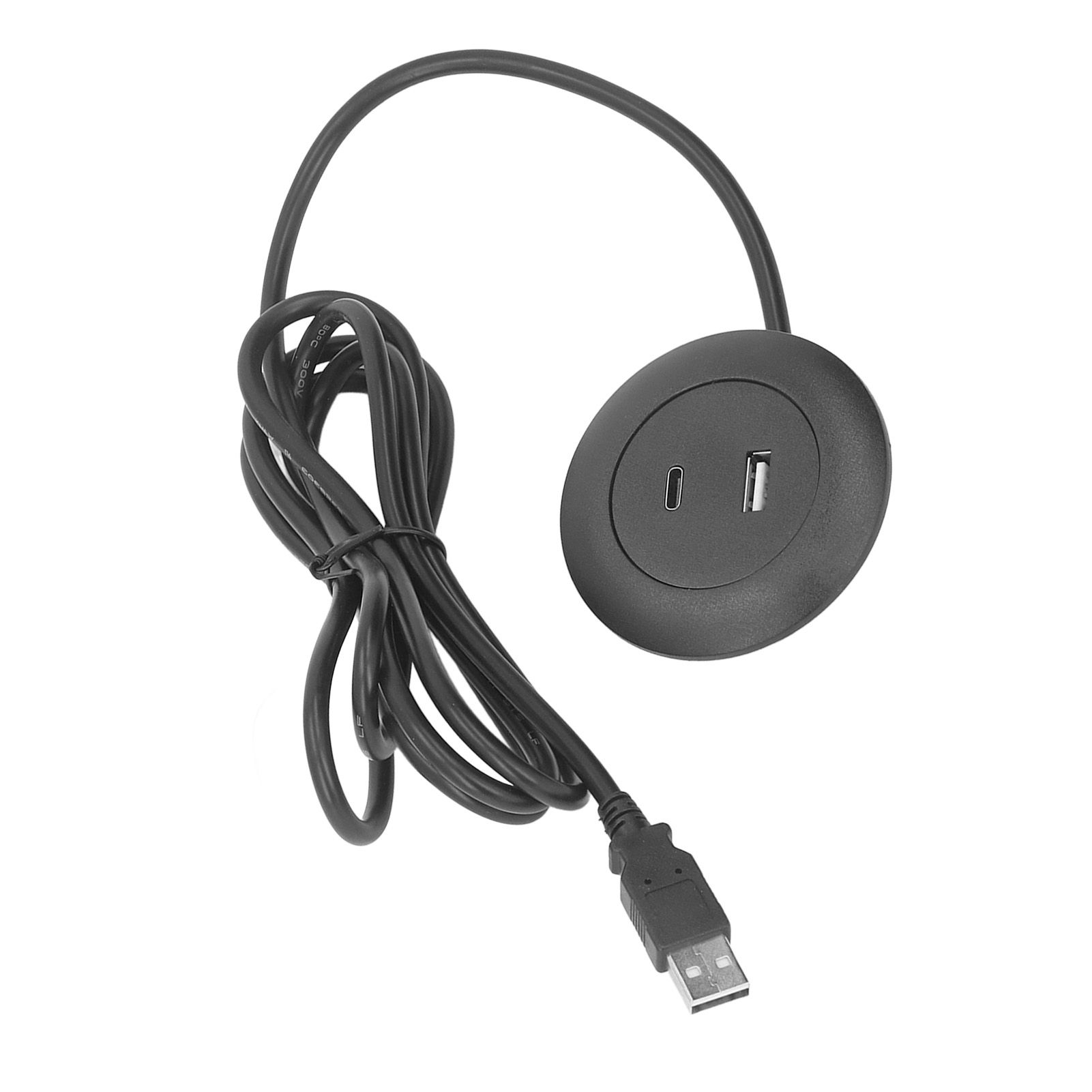Embedded Charging Round Port Desktop Power Grommet for Sofas Tables Bedside view 8