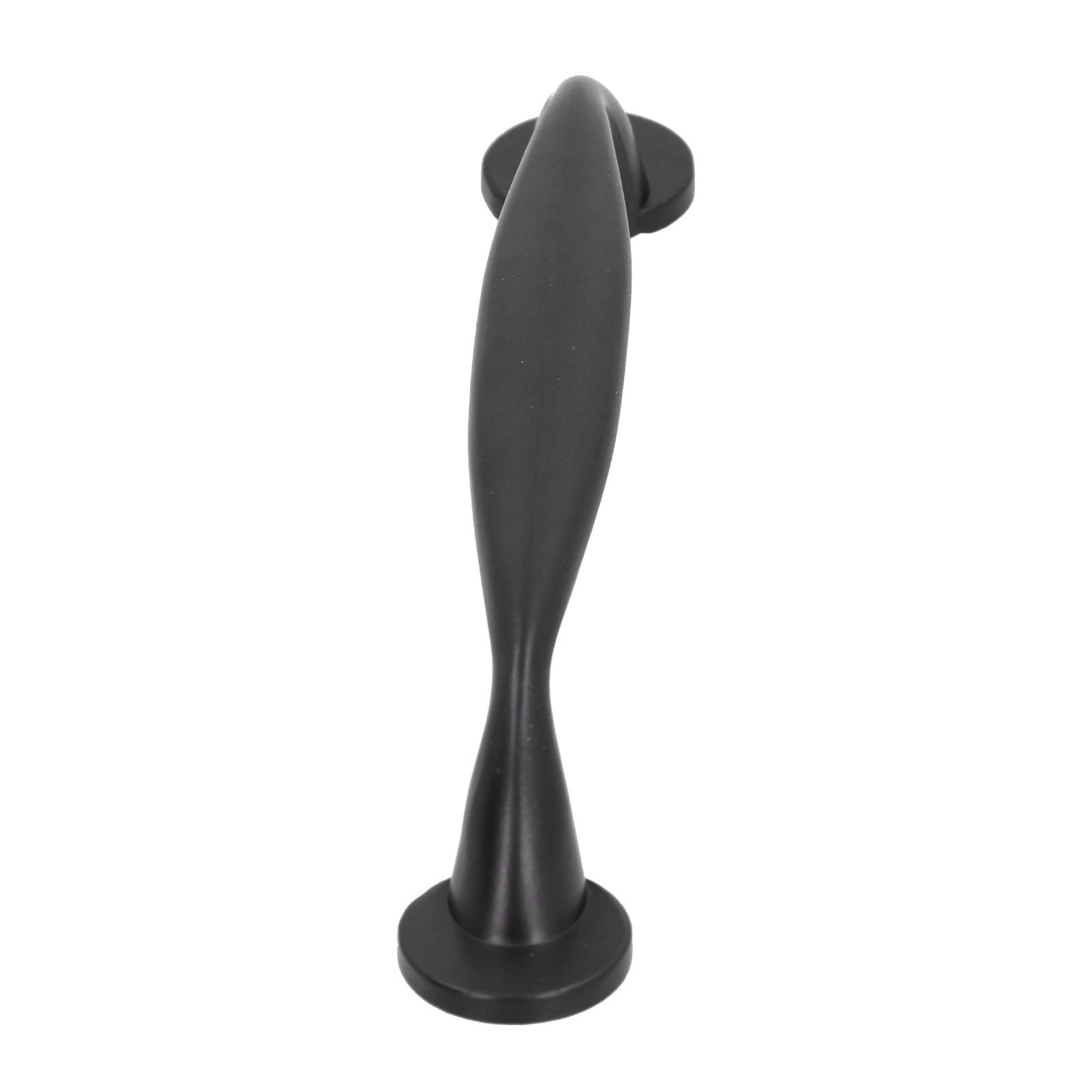 Zinc Alloy Cabinet Handles Black Decorative Drawer Pull Kitchen Furniture view 4