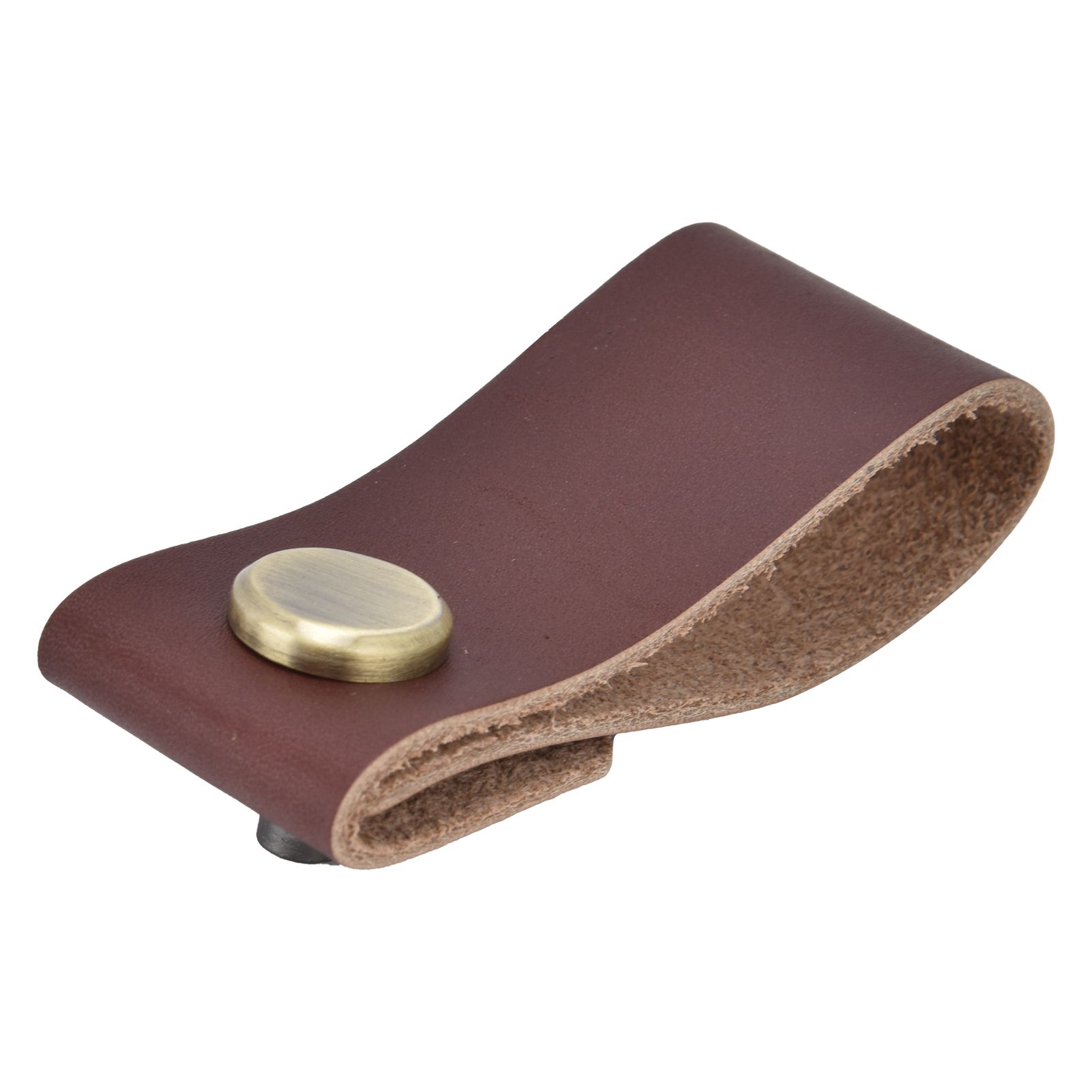 Artificial Leather Luggage Handle Modern Single Hole Concealed Cabinet Pull