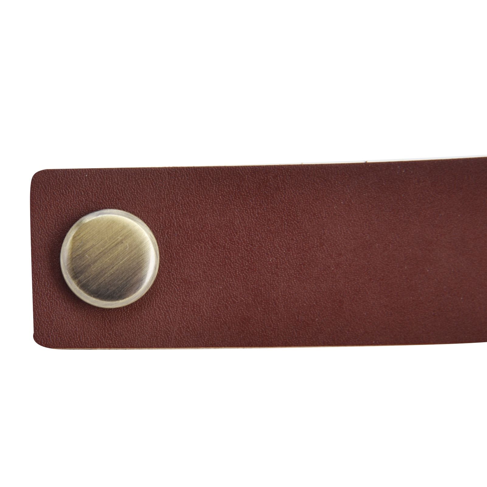 Artificial Leather Luggage Handle Modern Single Hole Concealed Cabinet Pull view 14