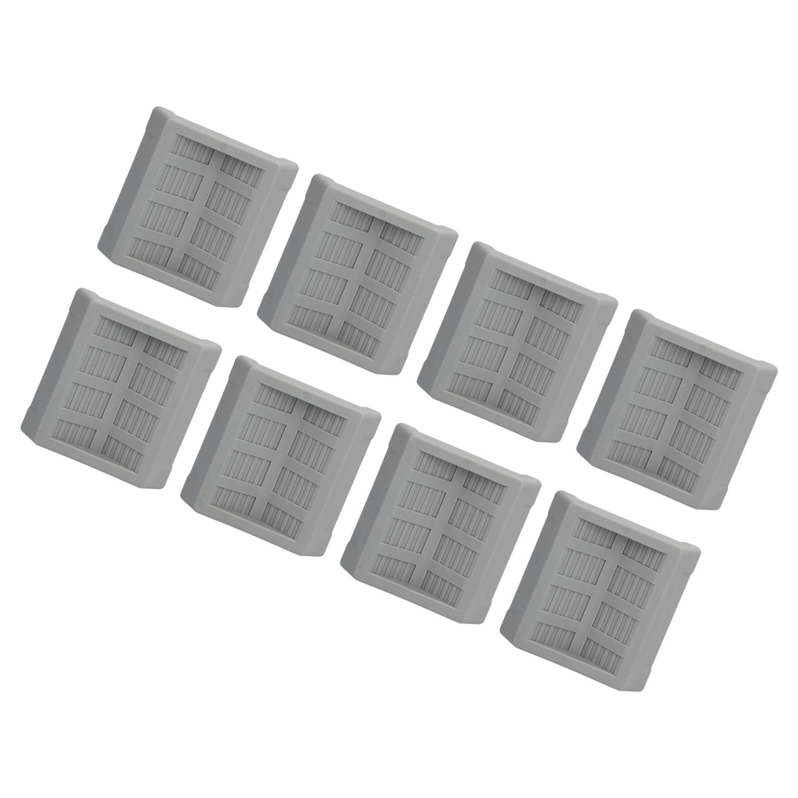 8PCS Rubber Caster Cups Furniture Wheel Stoppers Floor Protector for Bed view 6