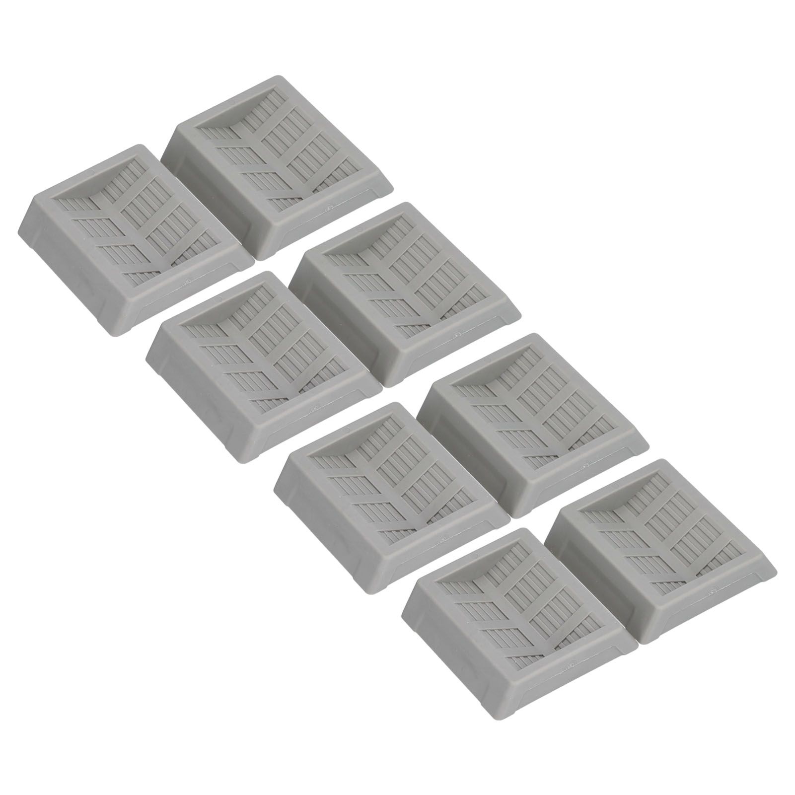 8PCS Rubber Caster Cups Furniture Wheel Stoppers Floor Protector for Bed view 8