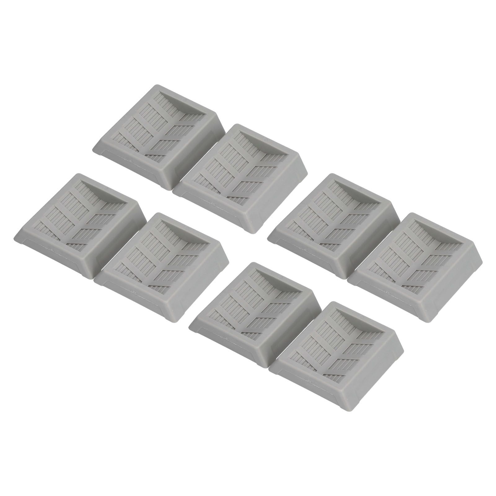 8PCS Rubber Caster Cups Furniture Wheel Stoppers Floor Protector for Bed view 10