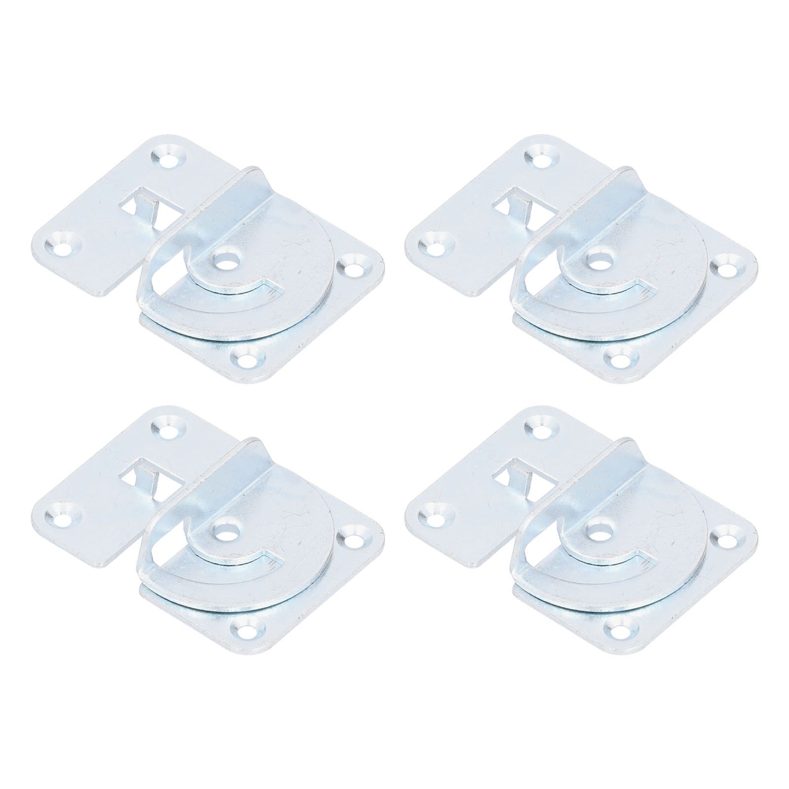 4PCS Bed Rail Bracket Heavy Duty Stainless Steel Bed Rail Fittings for Bed view 2