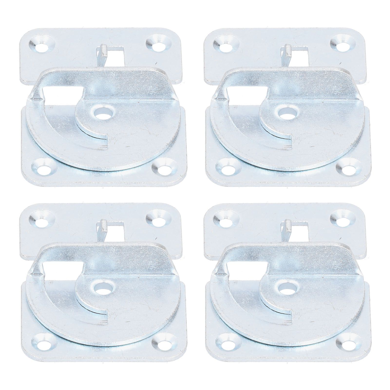 4PCS Bed Rail Bracket Heavy Duty Stainless Steel Bed Rail Fittings for Bed view 3