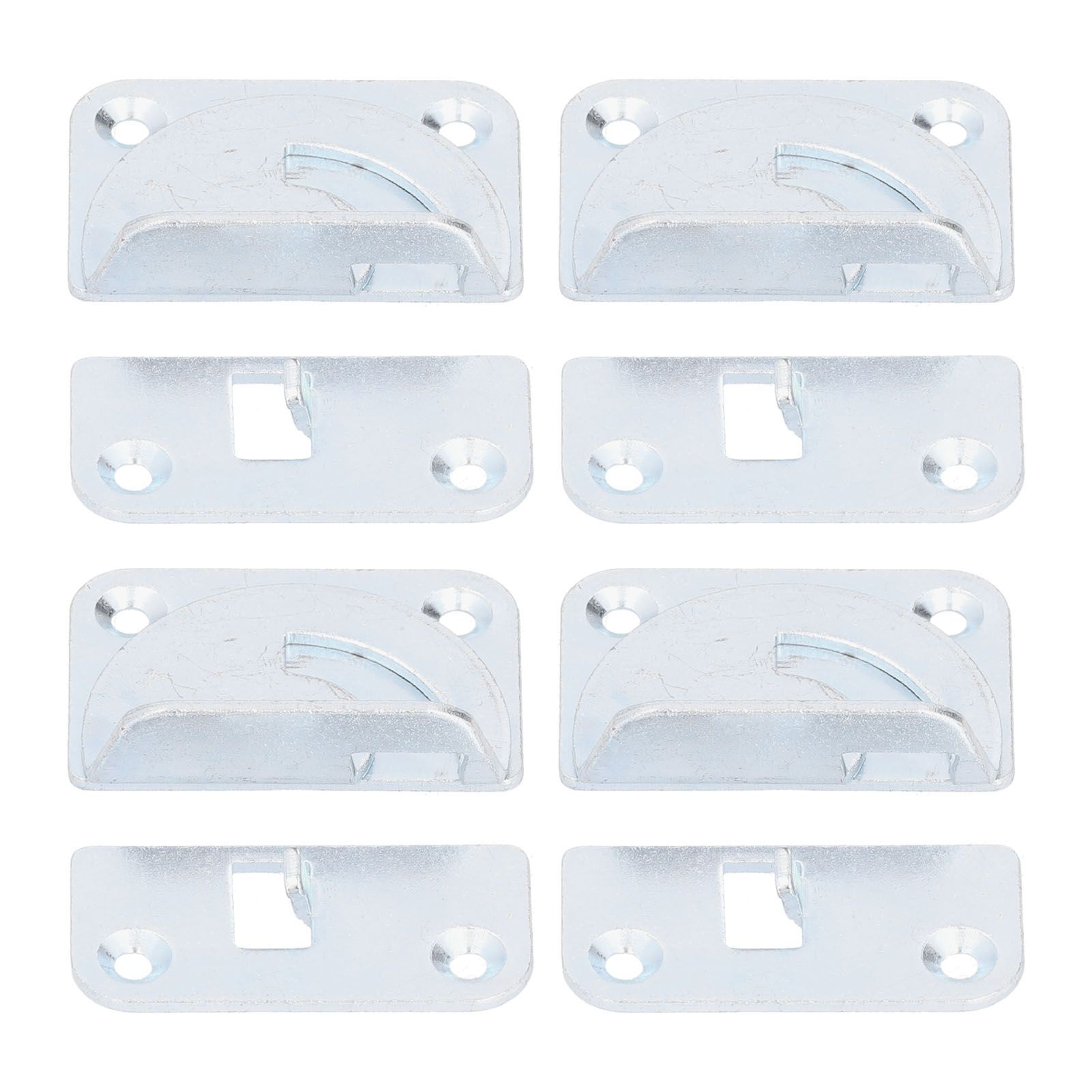4PCS Bed Rail Bracket Heavy Duty Stainless Steel Bed Rail Fittings for Bed view 6