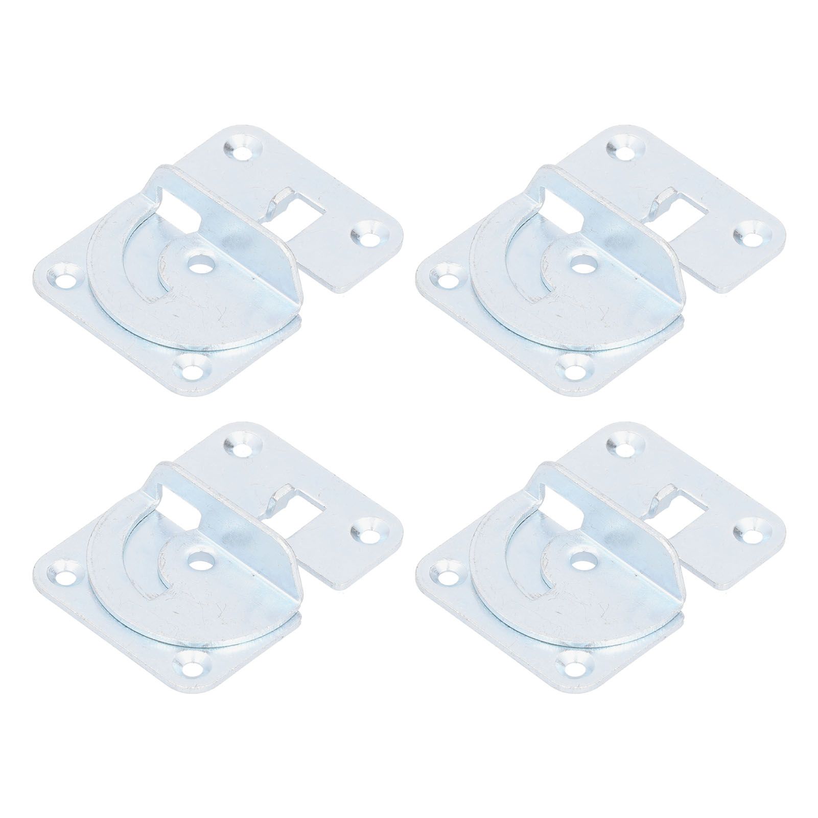 4PCS Bed Rail Bracket Heavy Duty Stainless Steel Bed Rail Fittings for Bed view 7