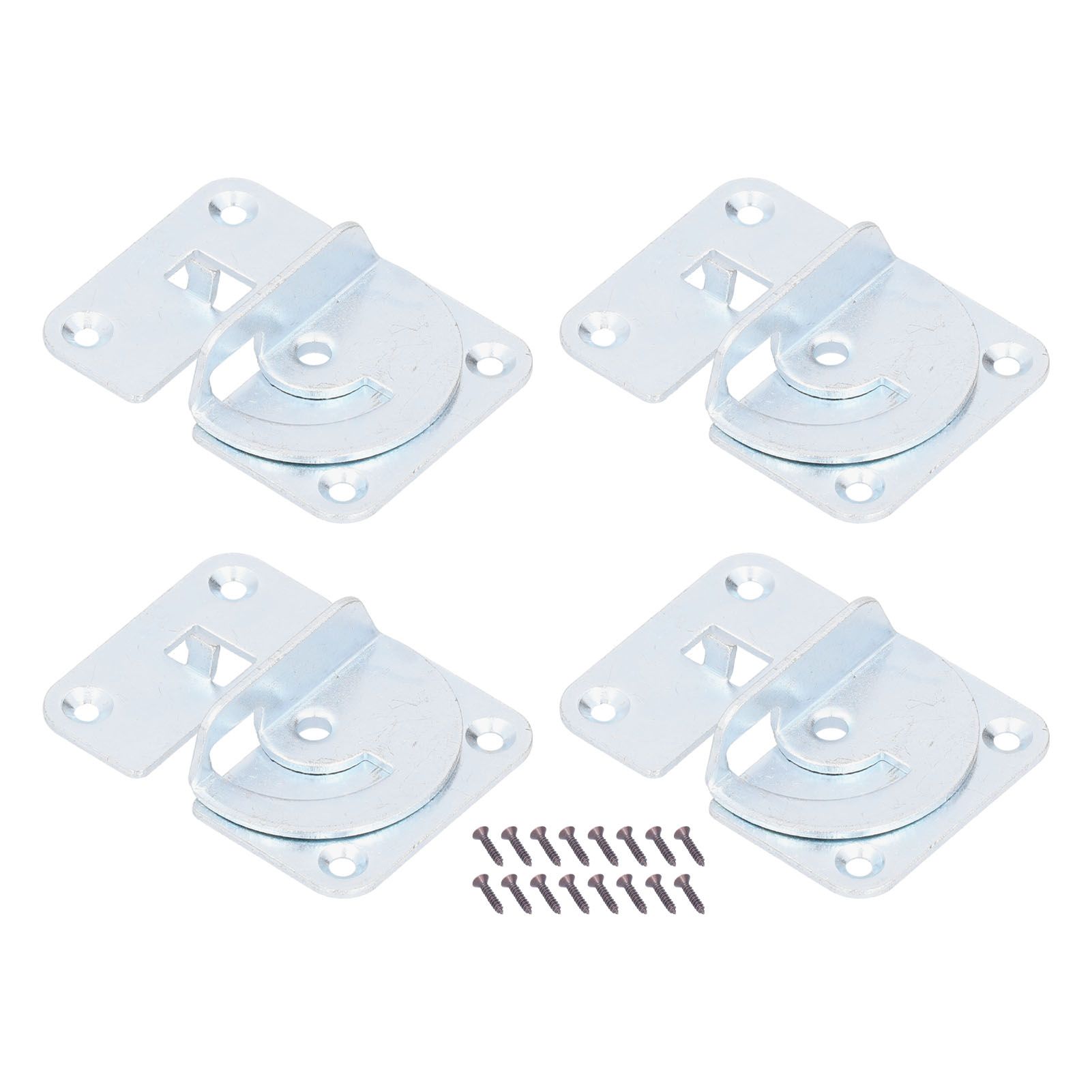 4PCS Bed Rail Bracket Heavy Duty Stainless Steel Bed Rail Fittings for Bed view 10