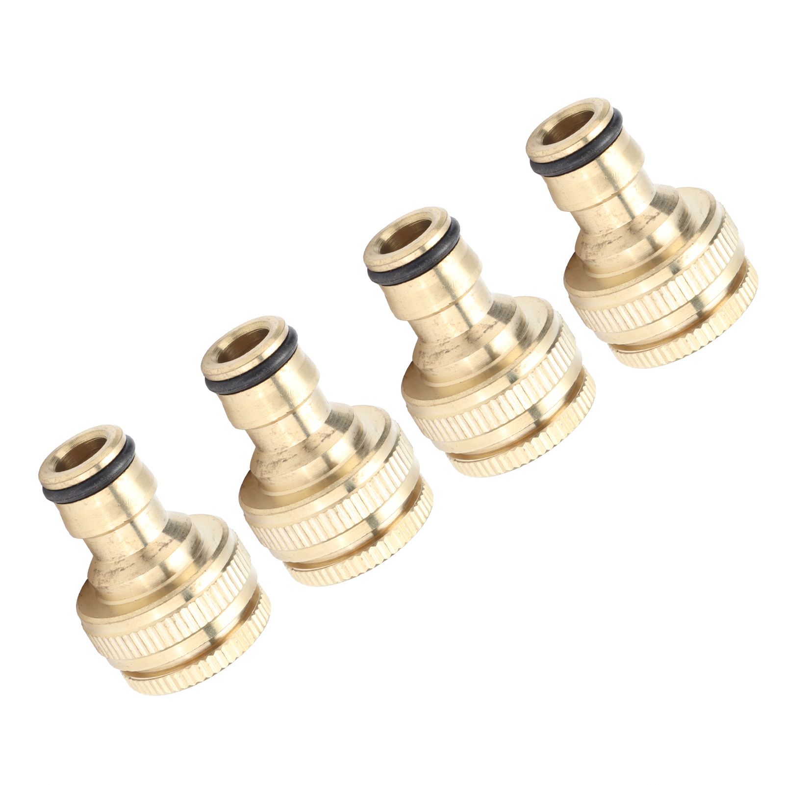 4PCS Faucet Joint 1/2in 3/4in Internal Thread Water Pipe Connector Brass Hose view 5
