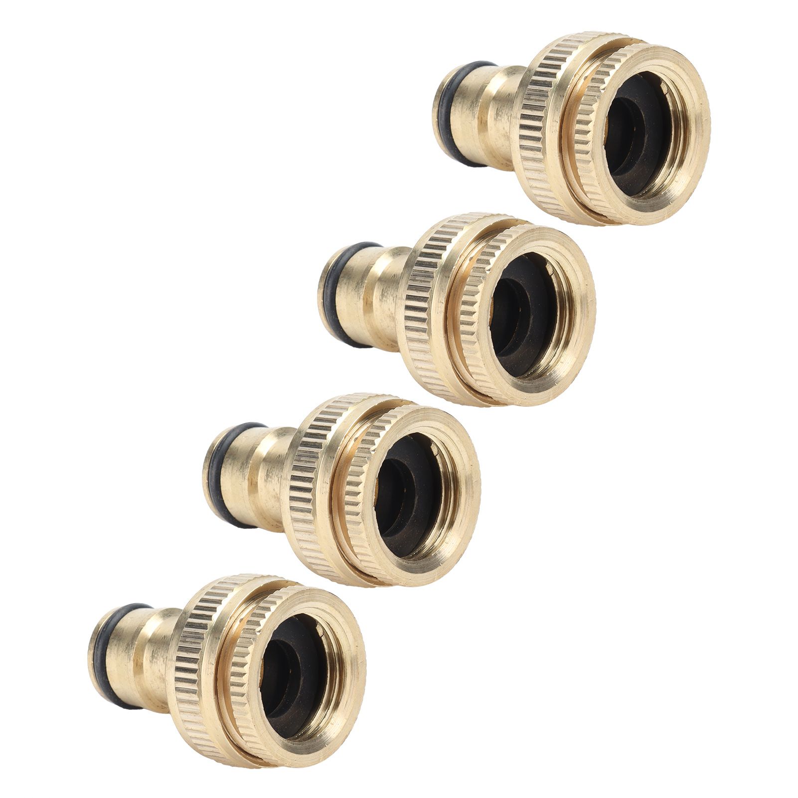 4PCS Faucet Joint 1/2in 3/4in Internal Thread Water Pipe Connector Brass Hose view 10