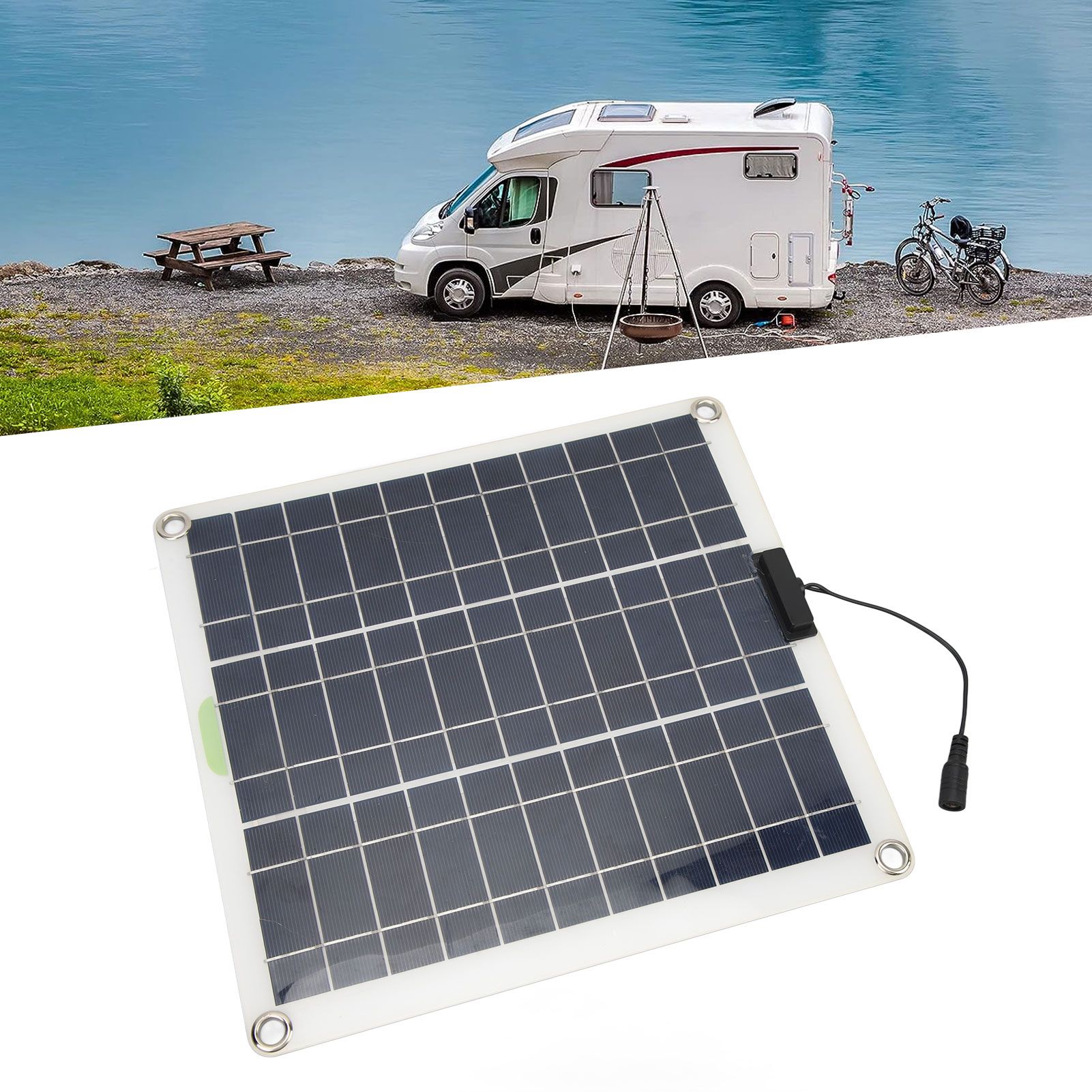 200W Solar Charger Panel High Efficiency 20A IP67 Waterproof Portable Solar view 11