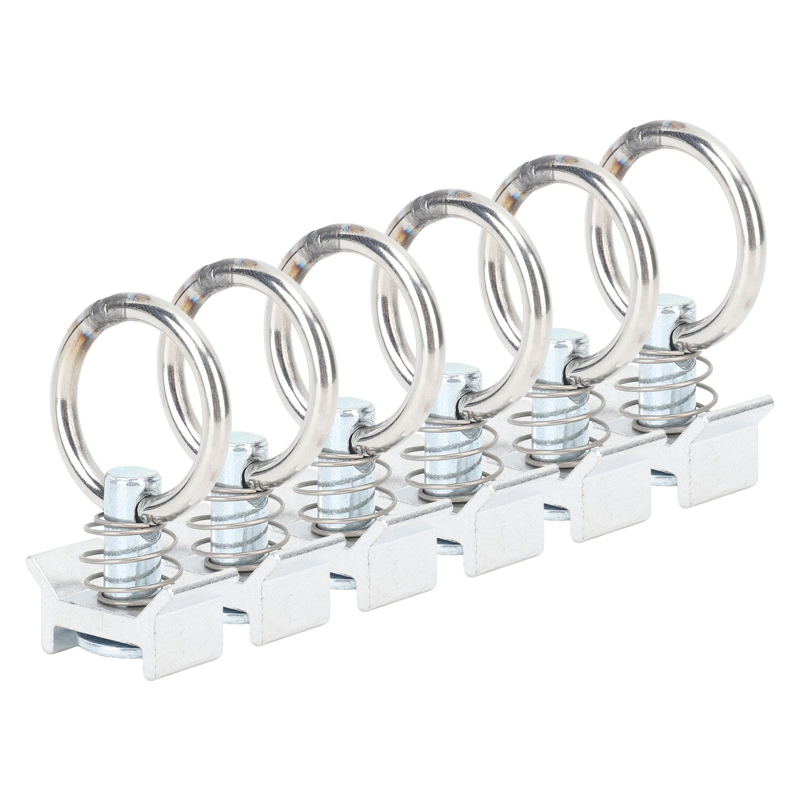 6PCS Single Stud Fitting L Track with Round Ring Stainless Steel Aluminum view 3