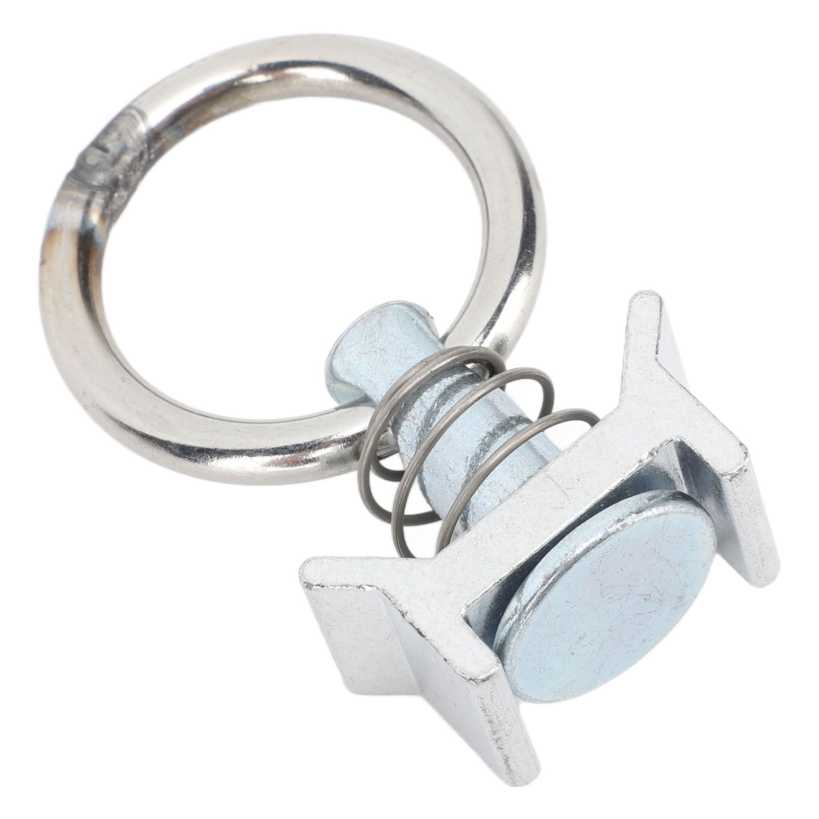 6PCS Single Stud Fitting L Track with Round Ring Stainless Steel Aluminum view 5