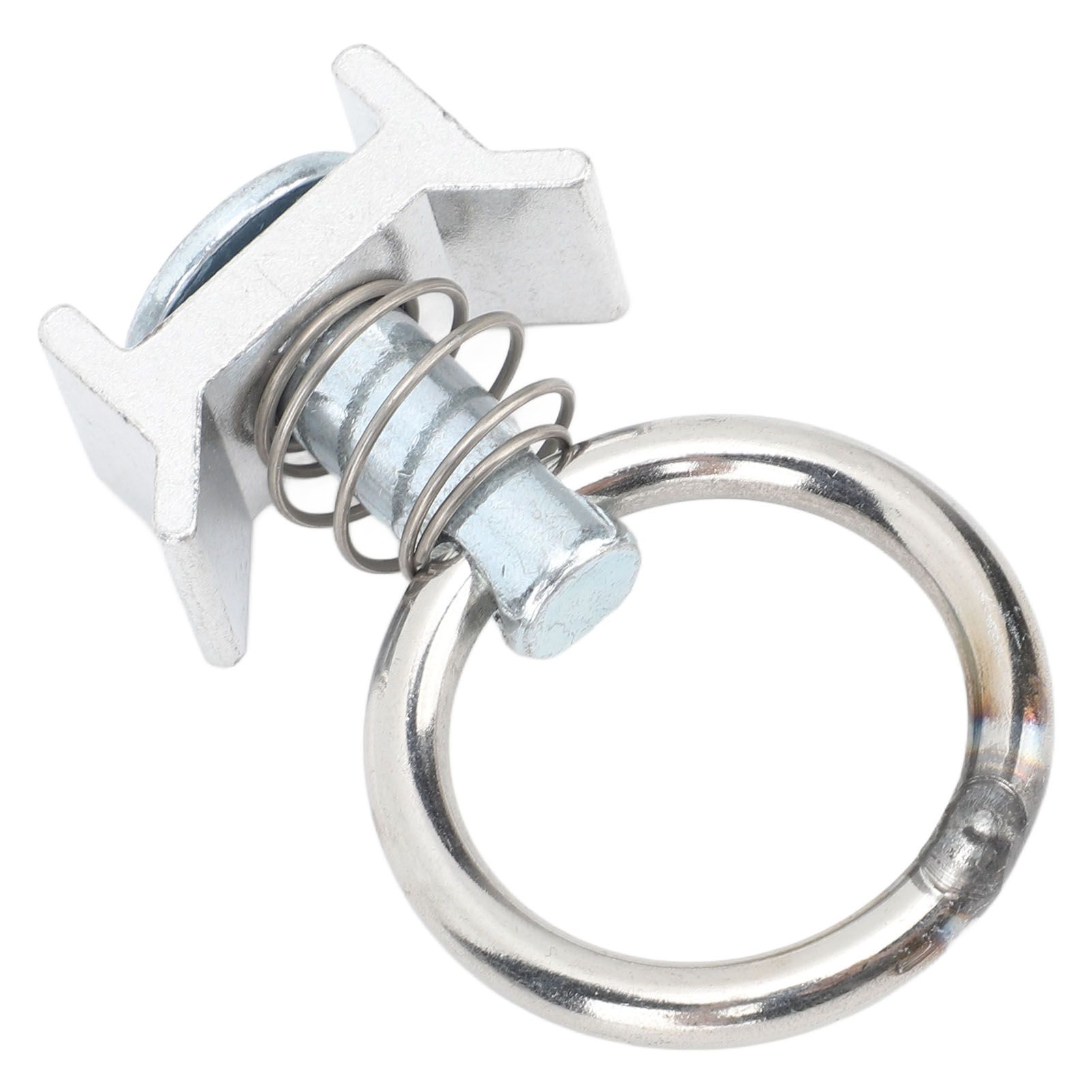6PCS Single Stud Fitting L Track with Round Ring Stainless Steel Aluminum view 8