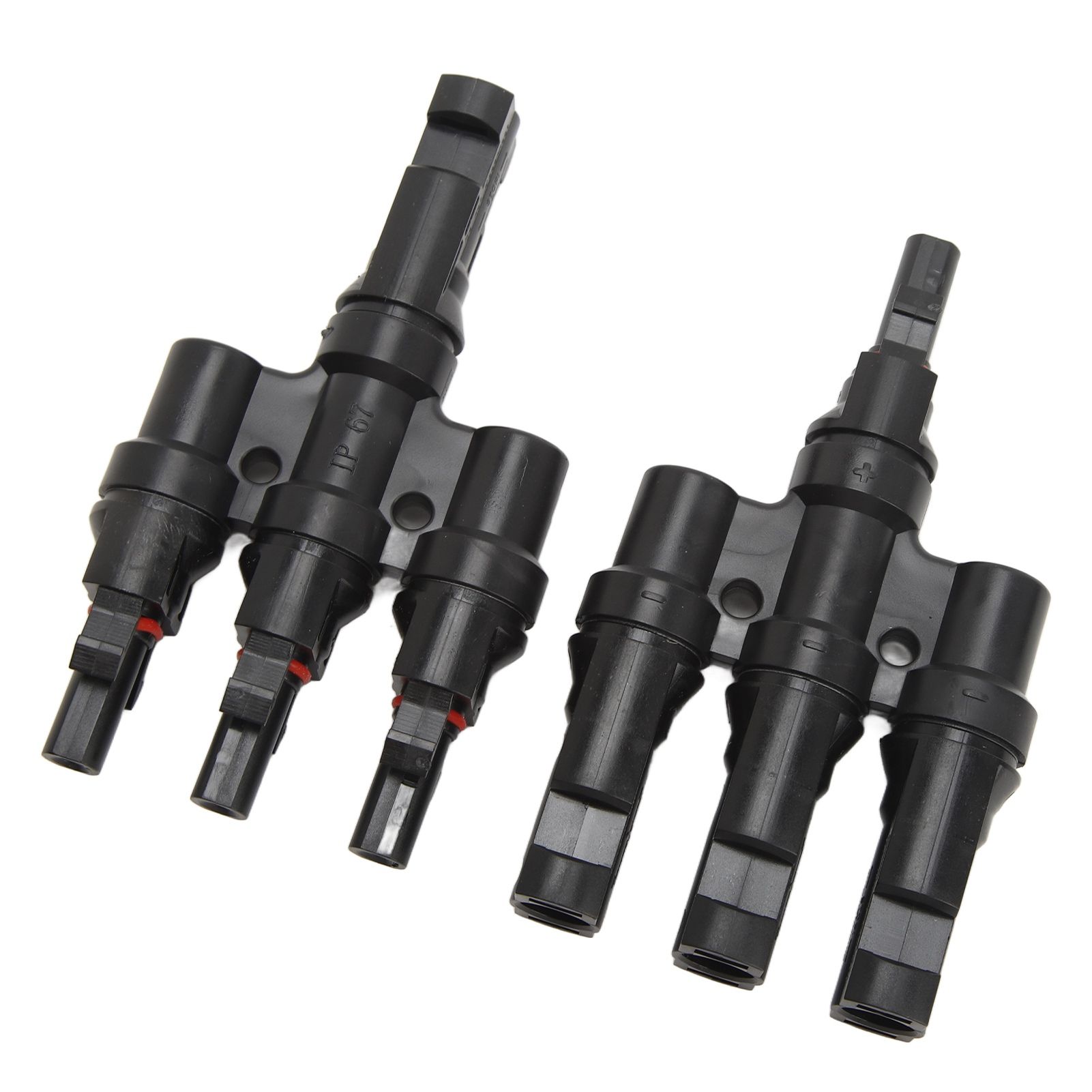 PV Solar Branch Connectors 1 to 3 Waterproof High Current Carrying Capacity view 3
