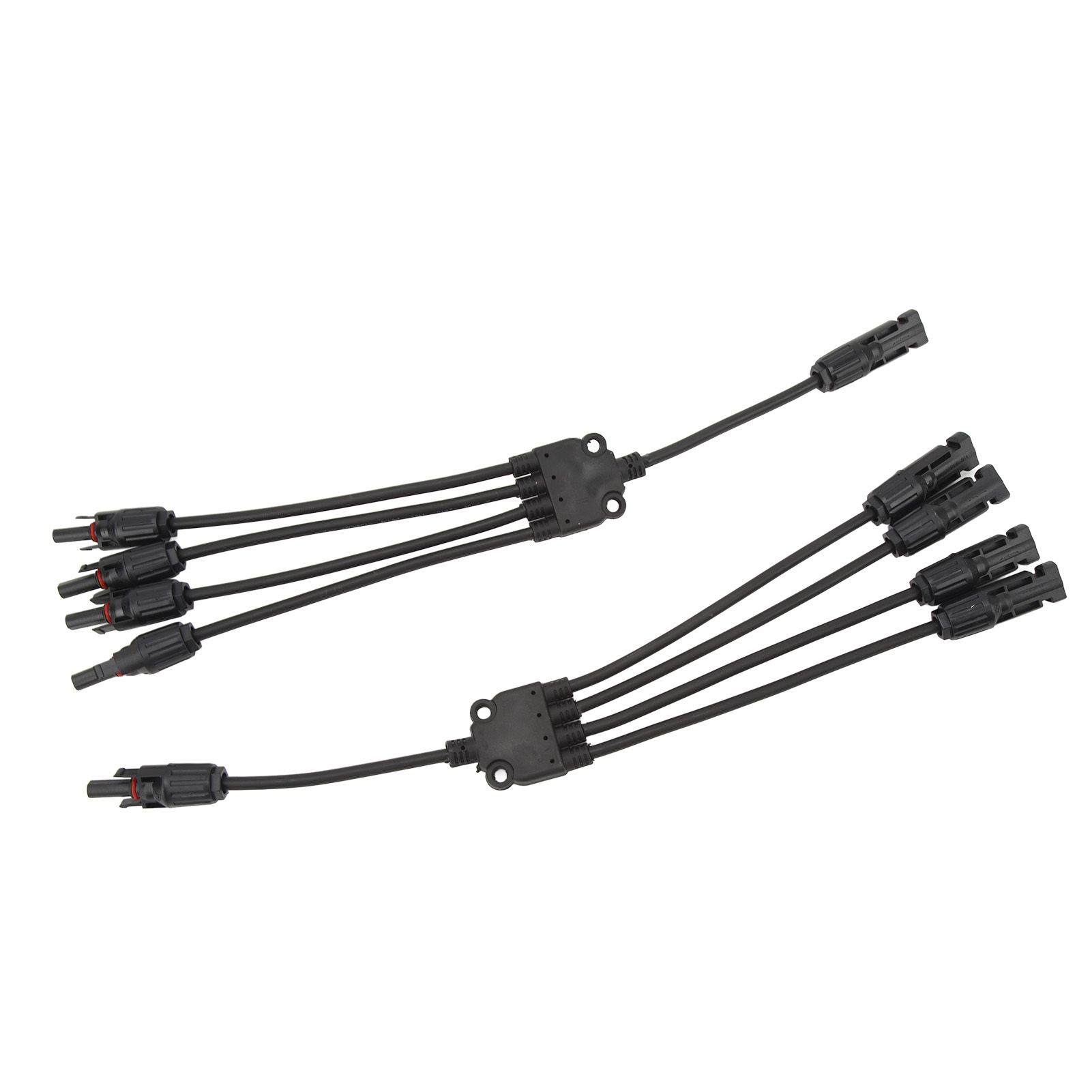 Solar Connectors 1 to 4 Y Branch Parallel Adapter Cable Wire Plug Tool Kit for view 2