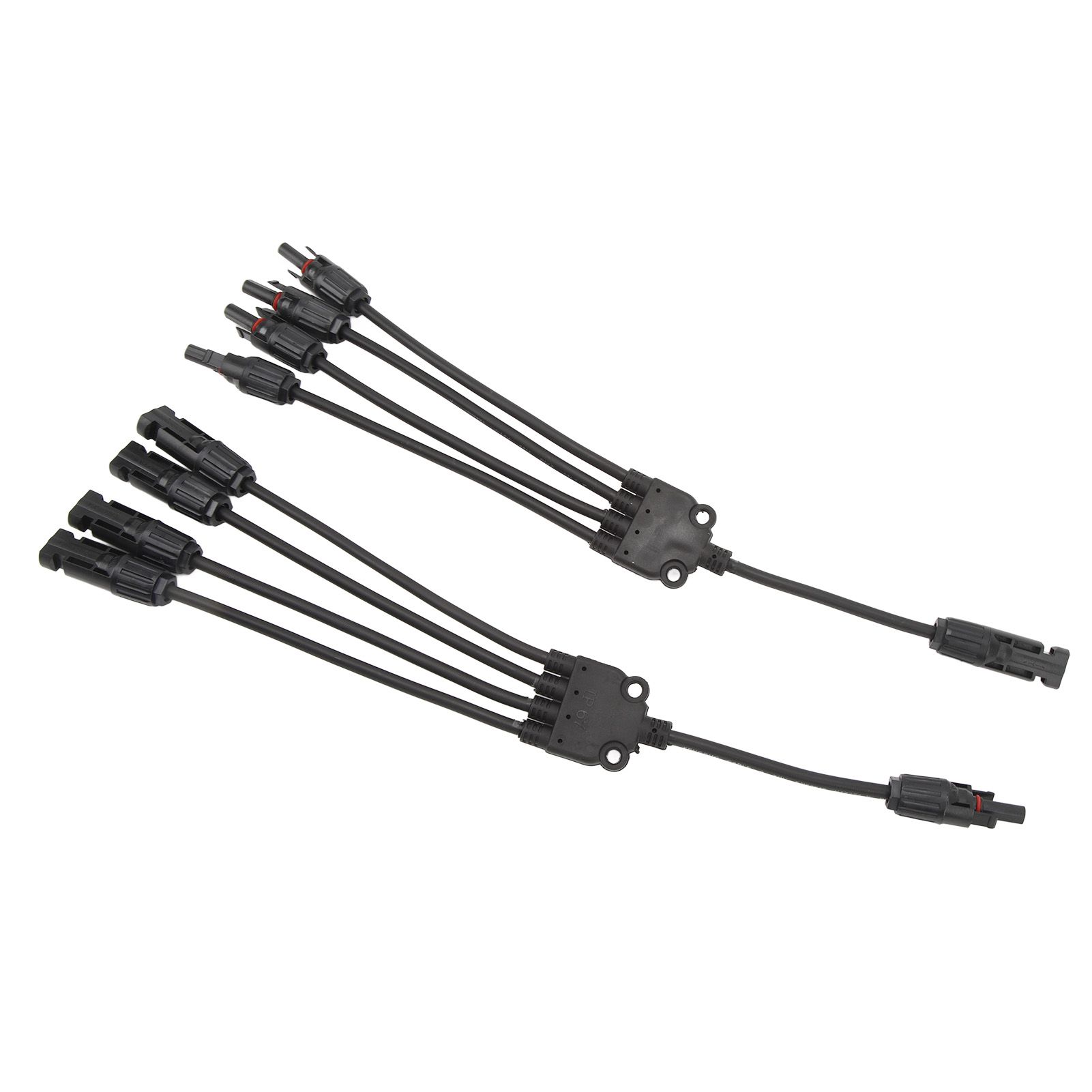 Solar Connectors 1 to 4 Y Branch Parallel Adapter Cable Wire Plug Tool Kit for view 3
