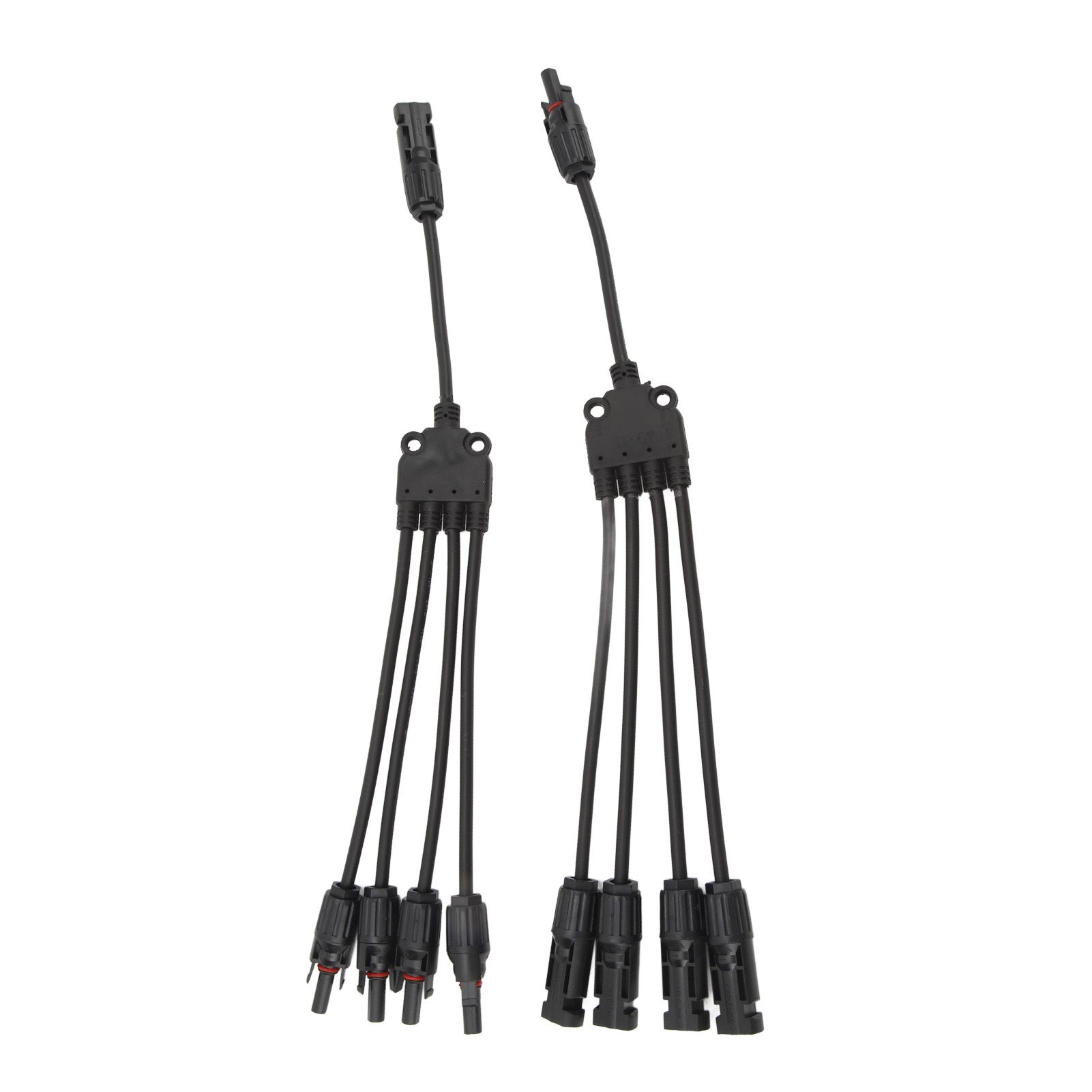 Solar Connectors 1 to 4 Y Branch Parallel Adapter Cable Wire Plug Tool Kit for view 4