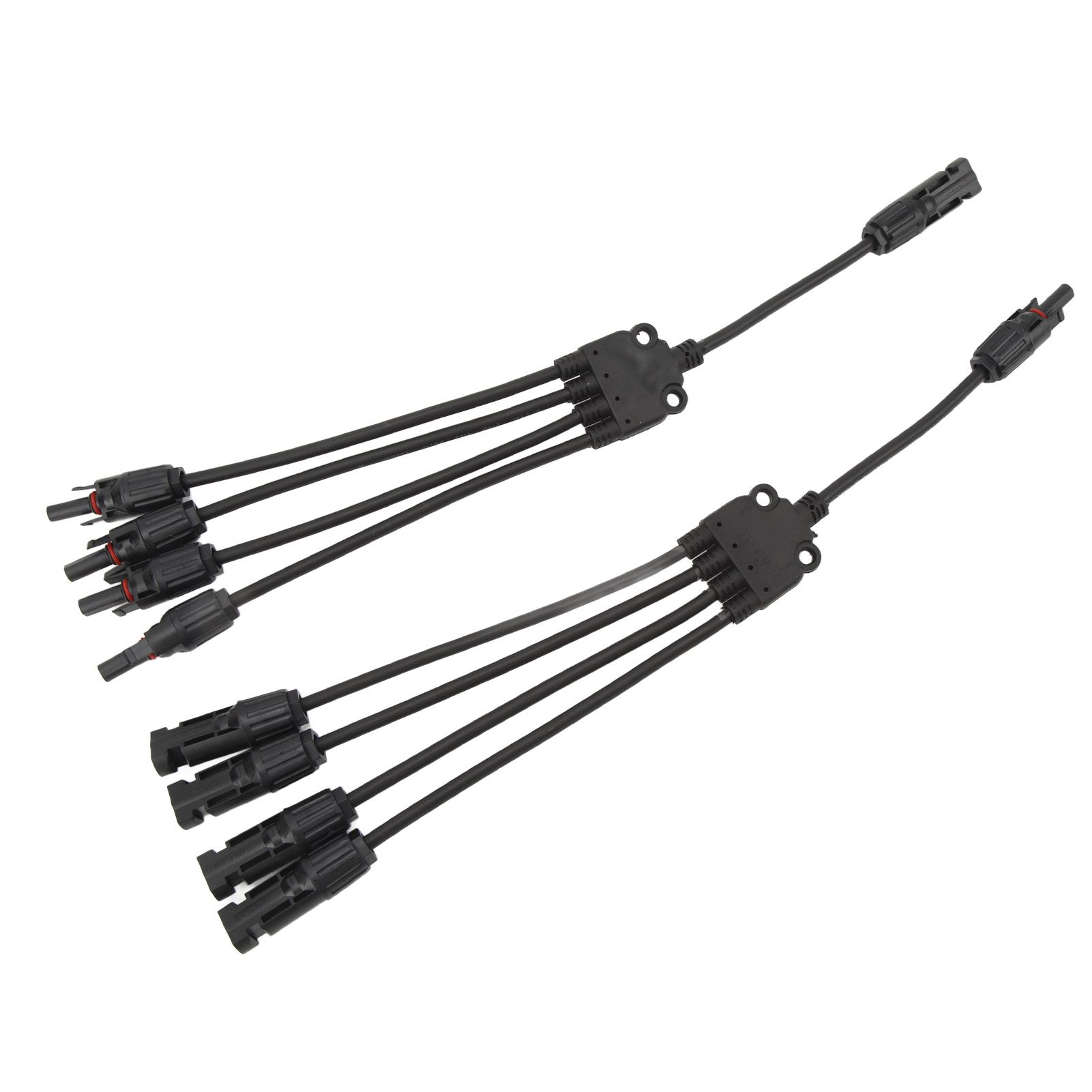 Solar Connectors 1 to 4 Y Branch Parallel Adapter Cable Wire Plug Tool Kit for view 5
