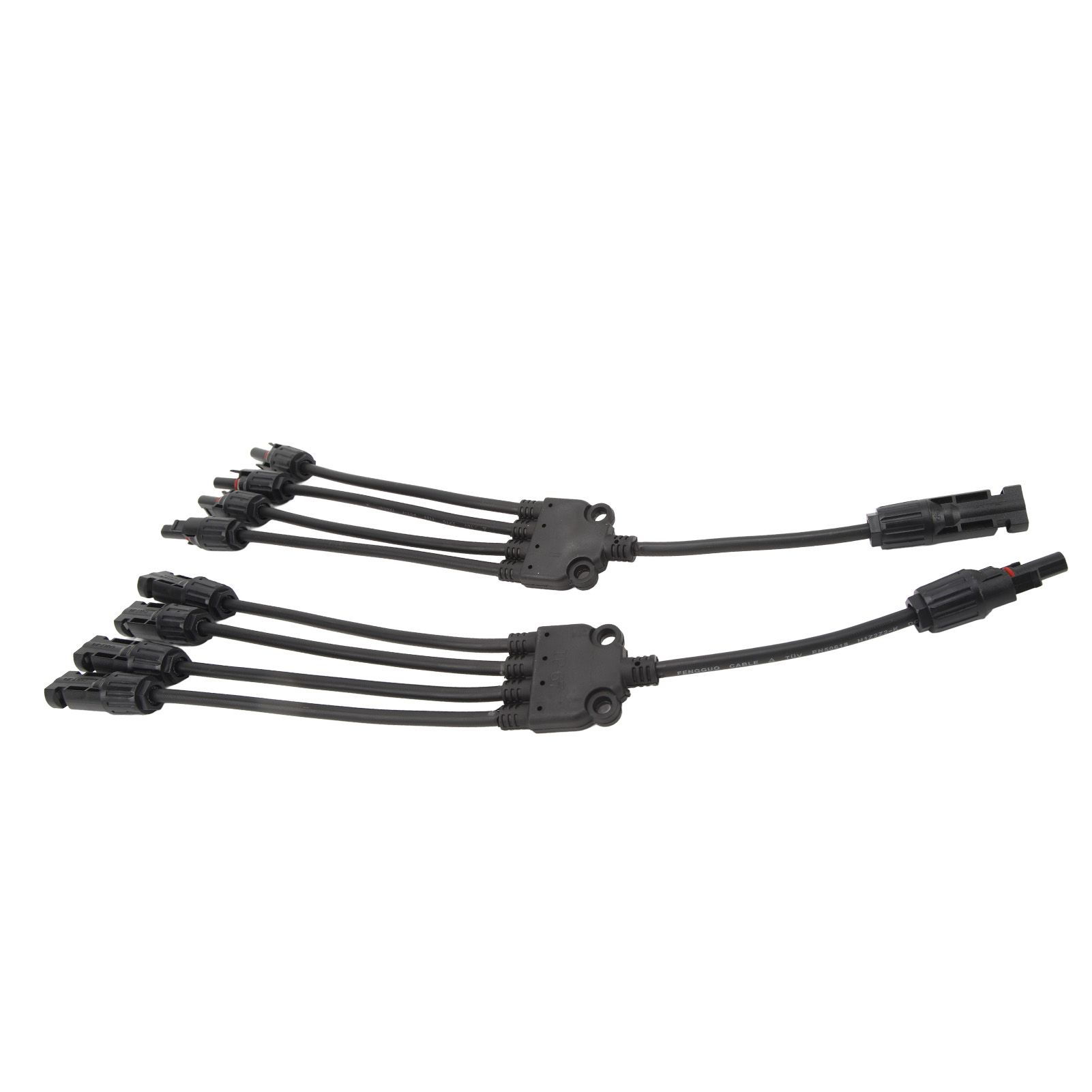 Solar Connectors 1 to 4 Y Branch Parallel Adapter Cable Wire Plug Tool Kit for view 7