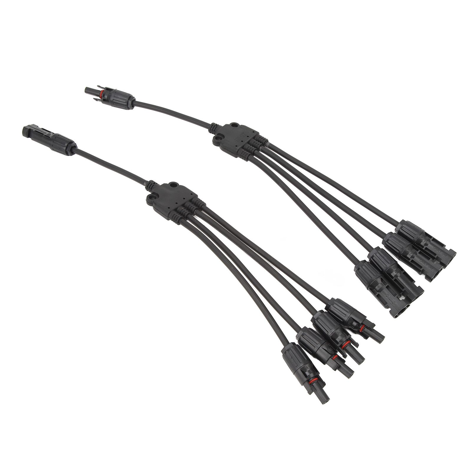 Solar Connectors 1 to 4 Y Branch Parallel Adapter Cable Wire Plug Tool Kit for view 9