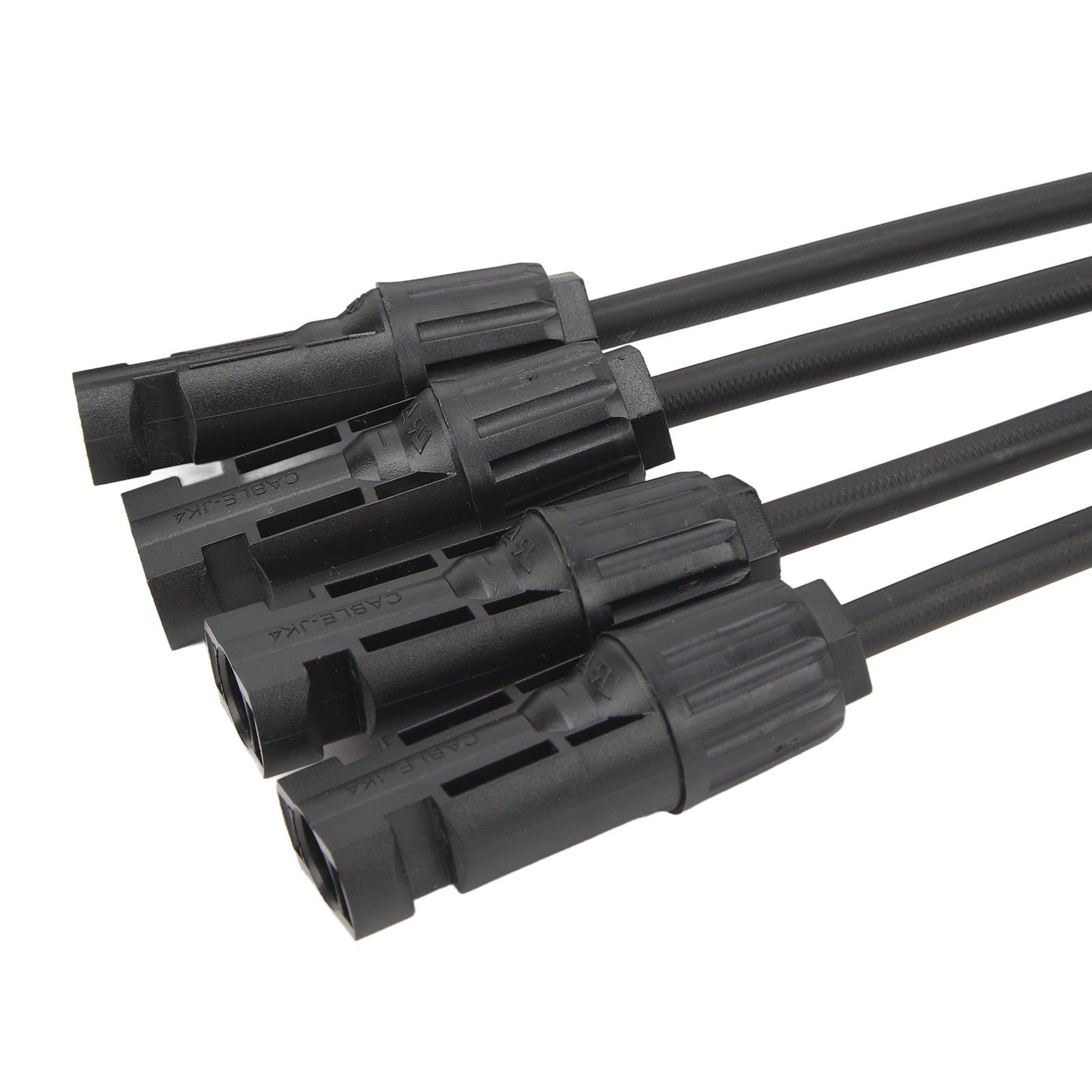 Solar Connectors 1 to 4 Y Branch Parallel Adapter Cable Wire Plug Tool Kit for view 14