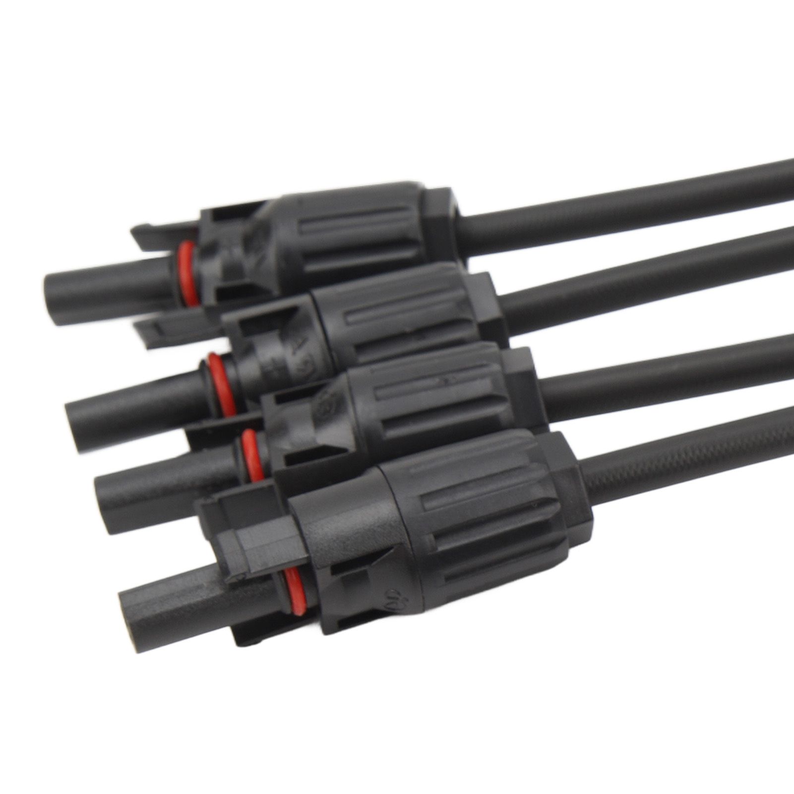 Solar Connectors 1 to 4 Y Branch Parallel Adapter Cable Wire Plug Tool Kit for view 15