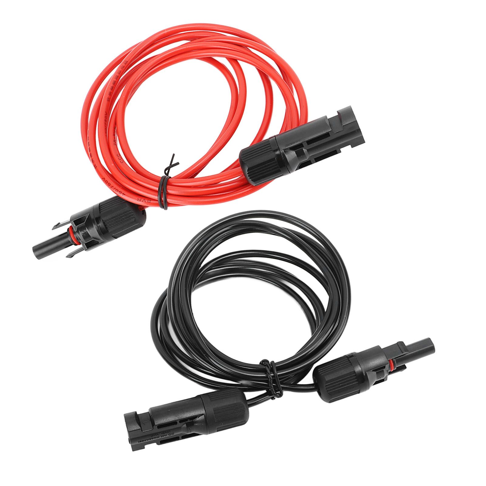 2m 6.6ft 12AWG Solar Panel Extension Cable Wire with Female and Male Connector view 7