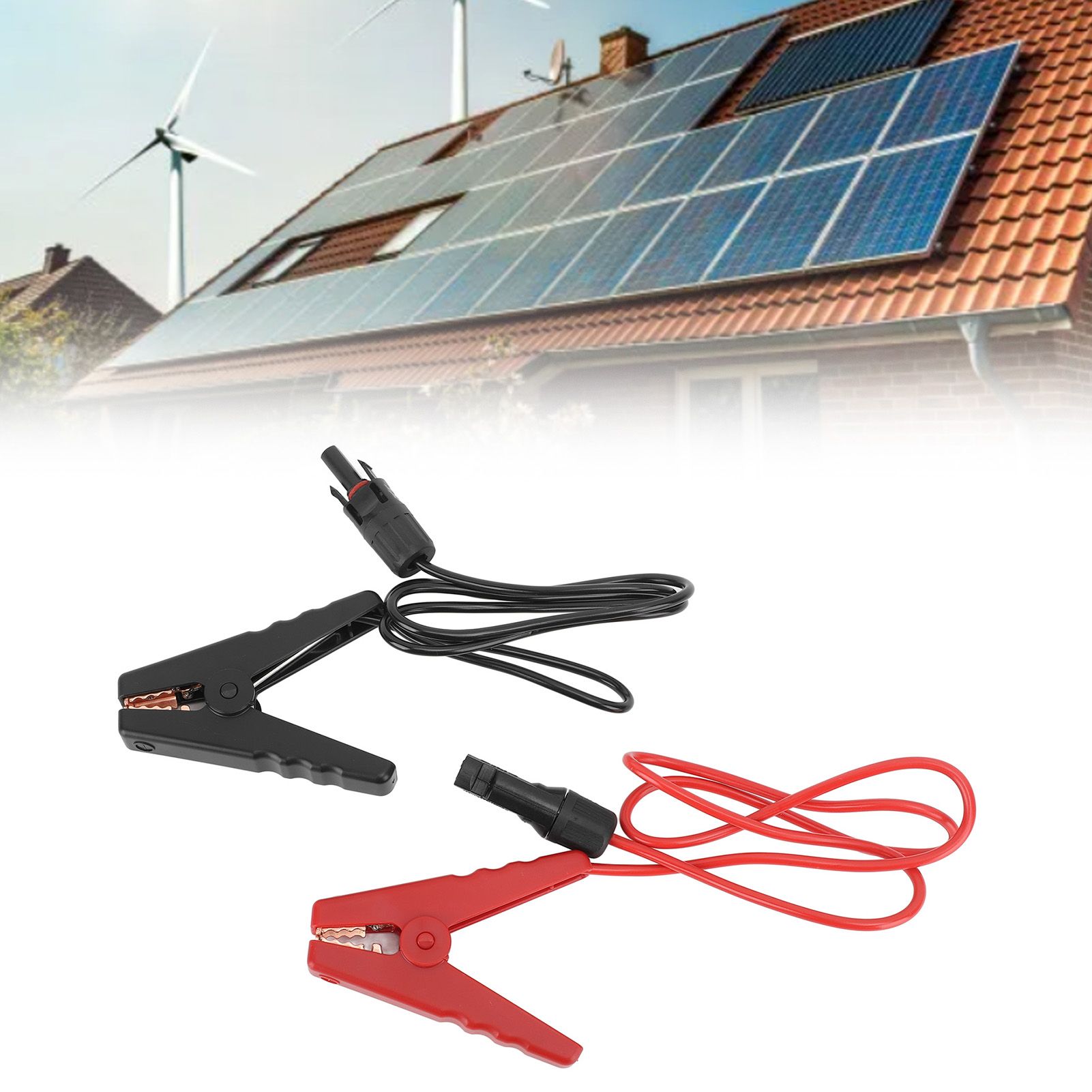 2PCS Solar Power Battery Clip 12AWG Quick Disconnect Extension Cable Battery view 11