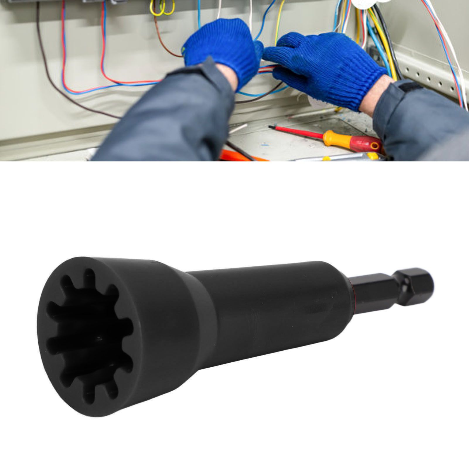 Wire Twister Wire Twisting Tool Spin Twisting Wire Connector Socket for Drill view 12