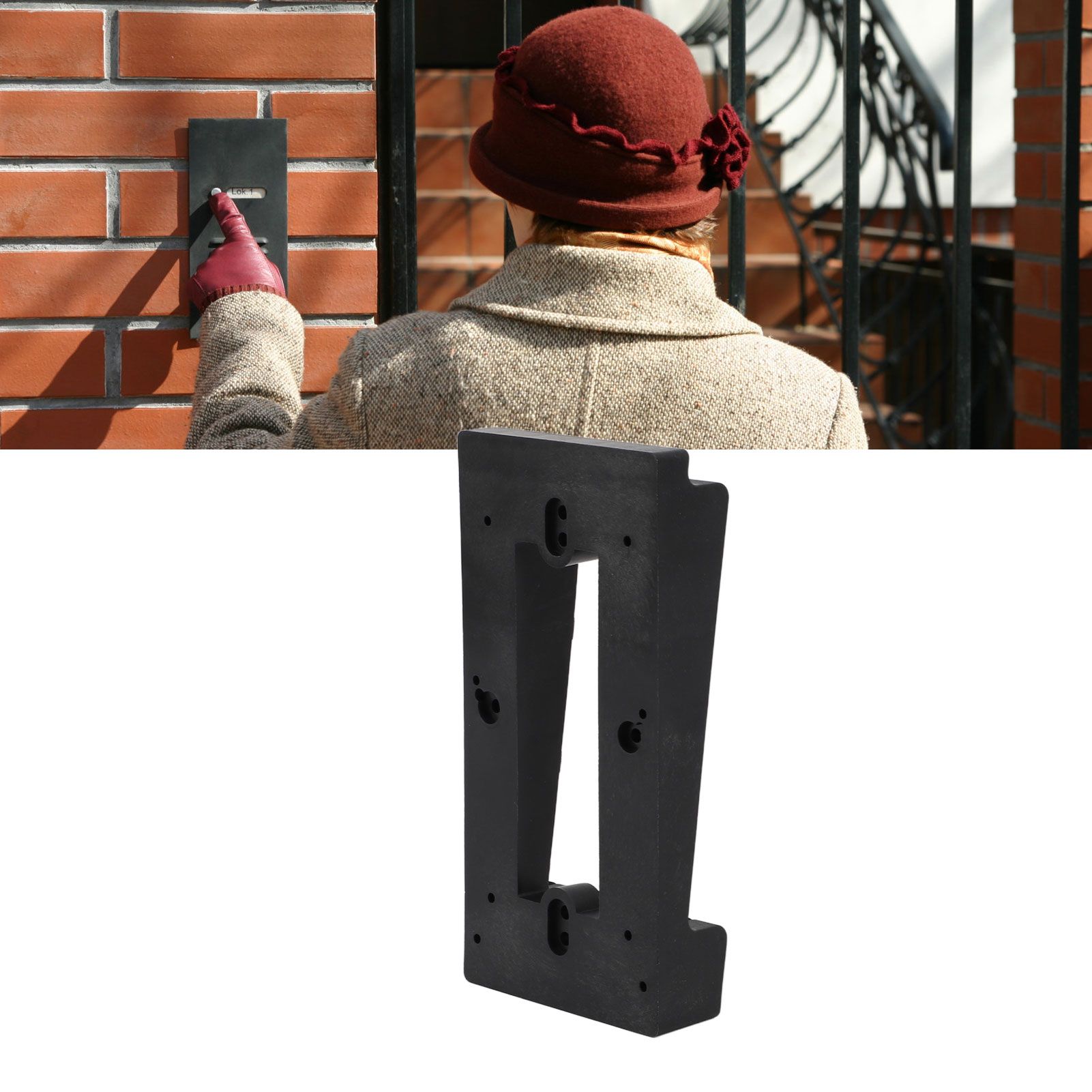 Video Doorbell Mount Multifunctional Soft Fixation Mounting Bracket Universal view 11
