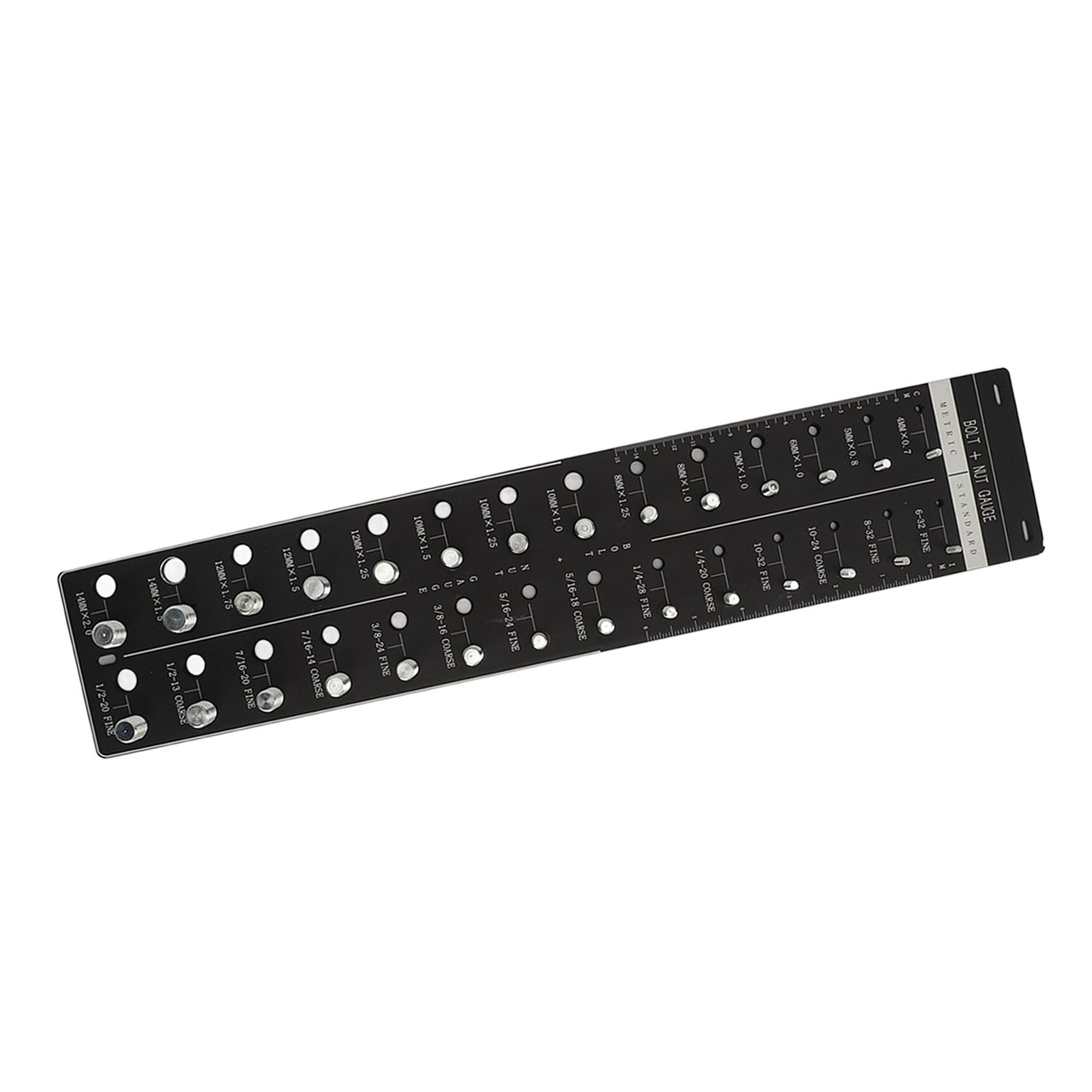 Nut and Bolt Thread Checker 28 Size Inch and Centimeter Carbon Steel Aluminium view 5