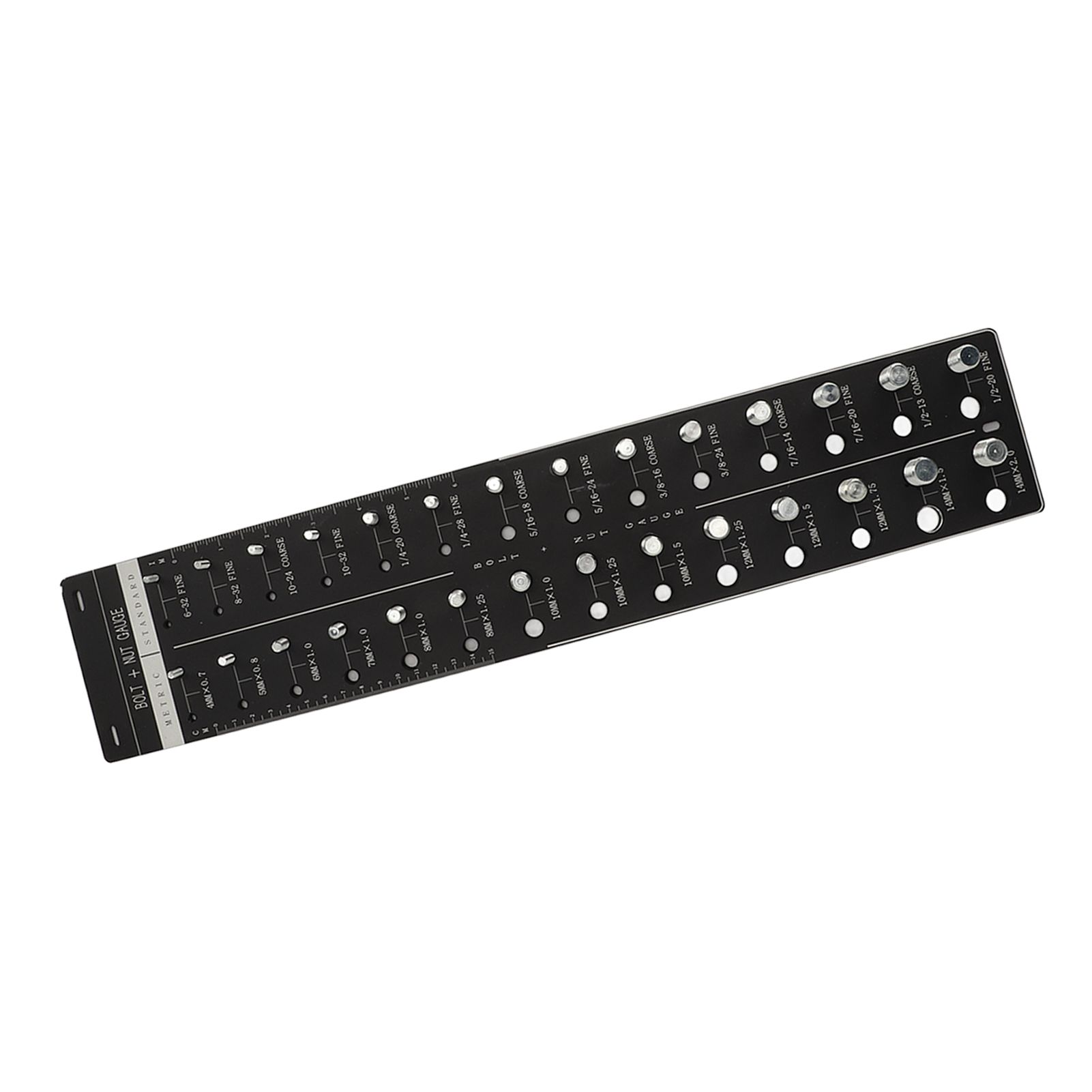 Nut and Bolt Thread Checker 28 Size Inch and Centimeter Carbon Steel Aluminium view 6