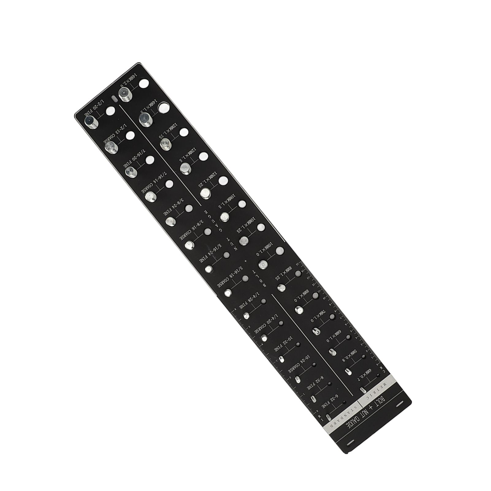 Nut and Bolt Thread Checker 28 Size Inch and Centimeter Carbon Steel Aluminium view 9