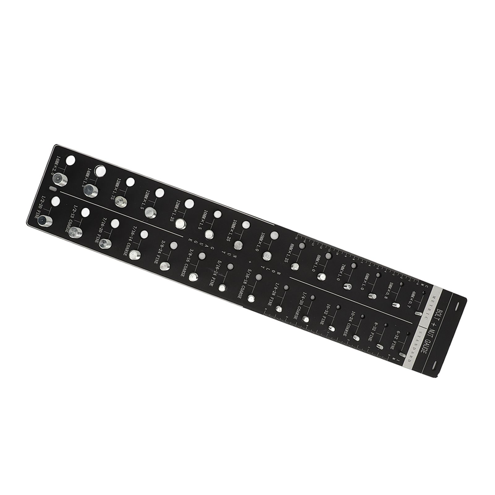 Nut and Bolt Thread Checker 28 Size Inch and Centimeter Carbon Steel Aluminium view 10
