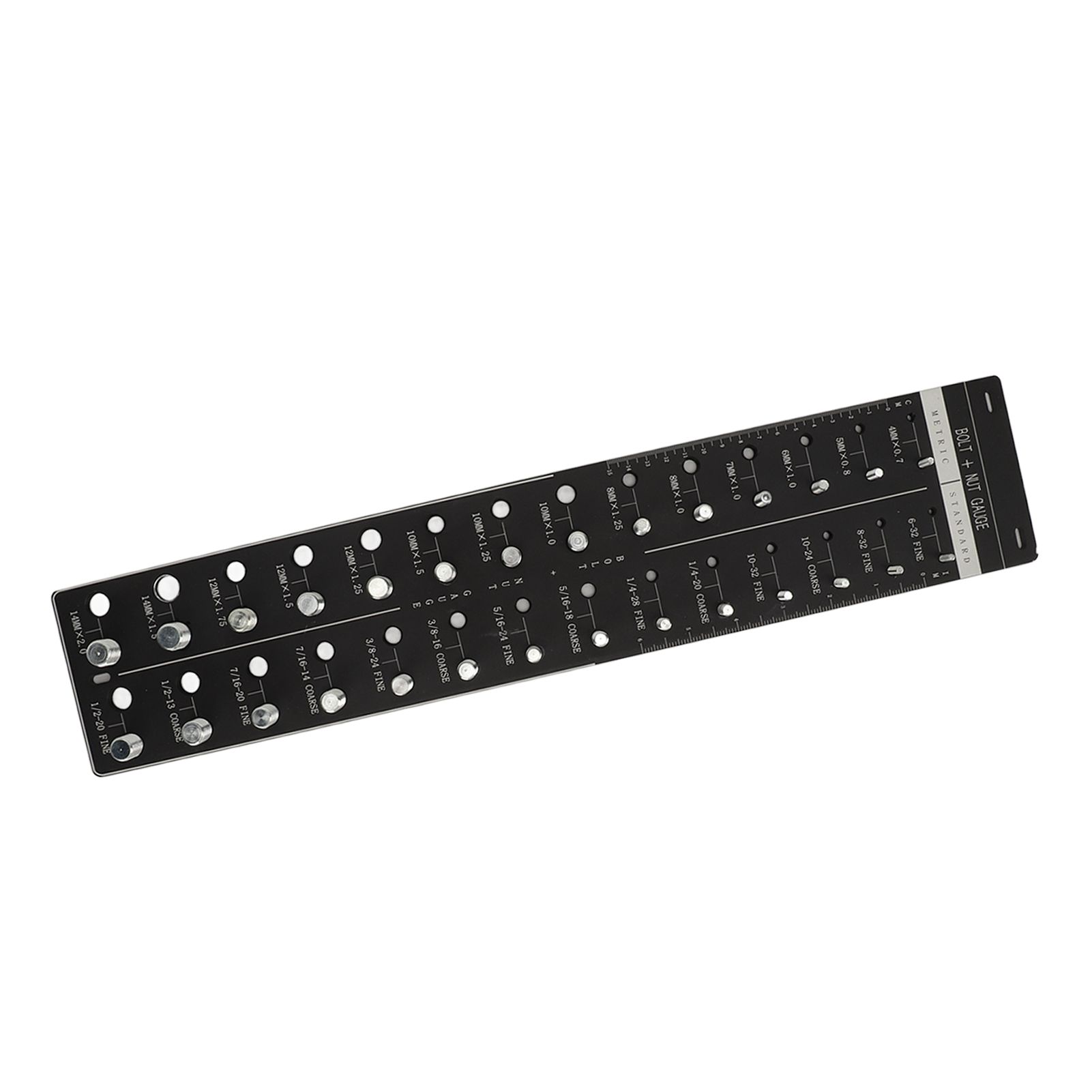 Nut and Bolt Thread Checker 28 Size Inch and Centimeter Carbon Steel Aluminium view 14