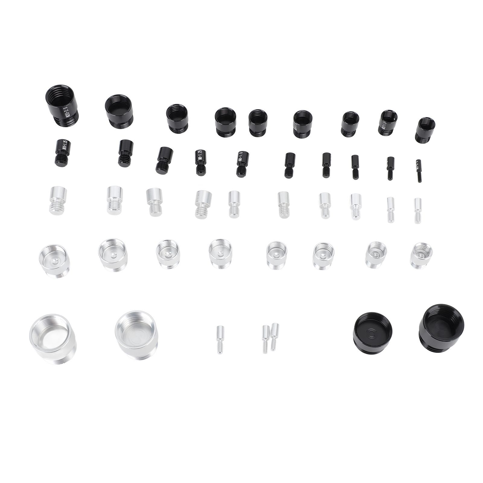 44PCS Nut and Bolt Thread Checker Aluminum High Accuracy Bolt Nut Identifier view 5