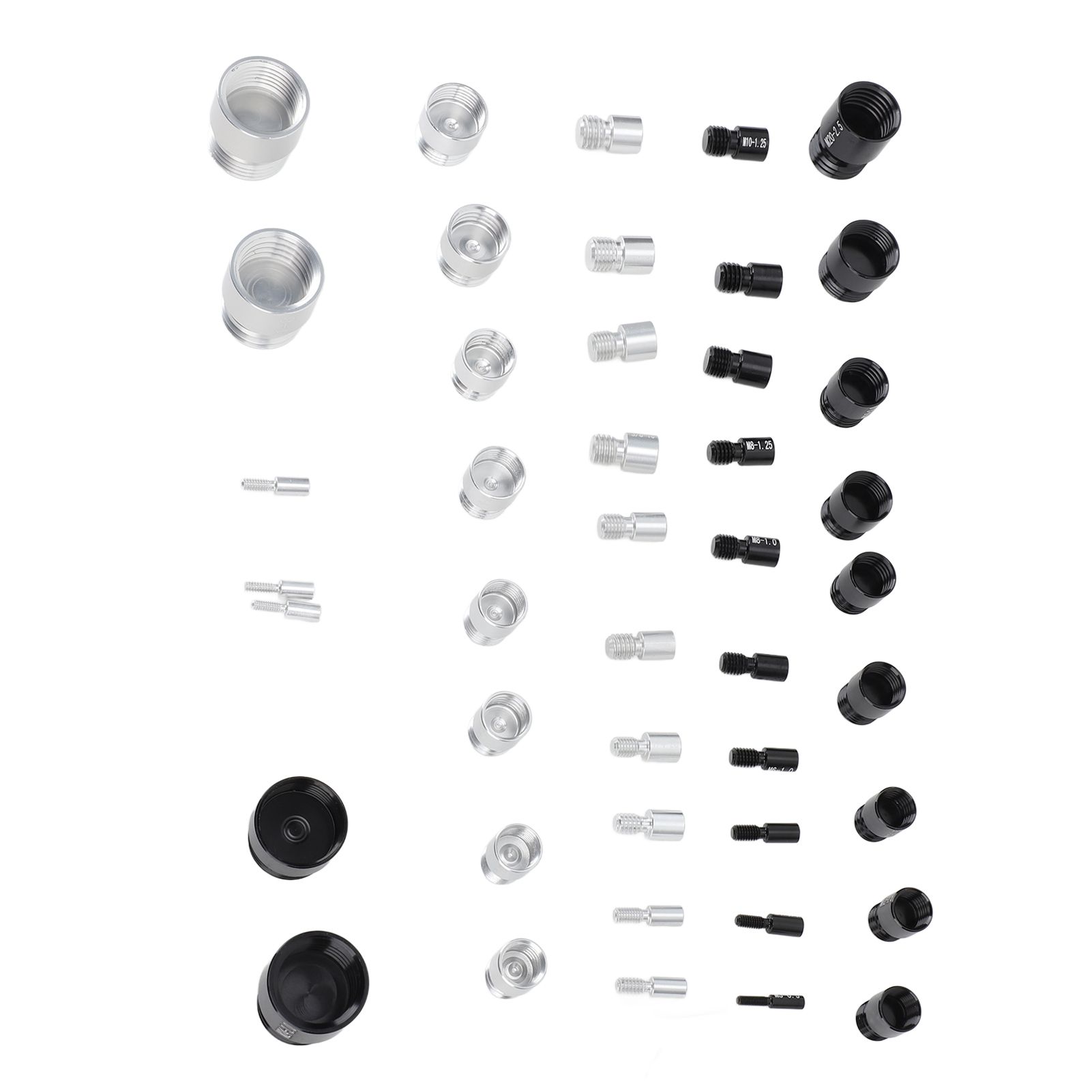 44PCS Nut and Bolt Thread Checker Aluminum High Accuracy Bolt Nut Identifier view 6