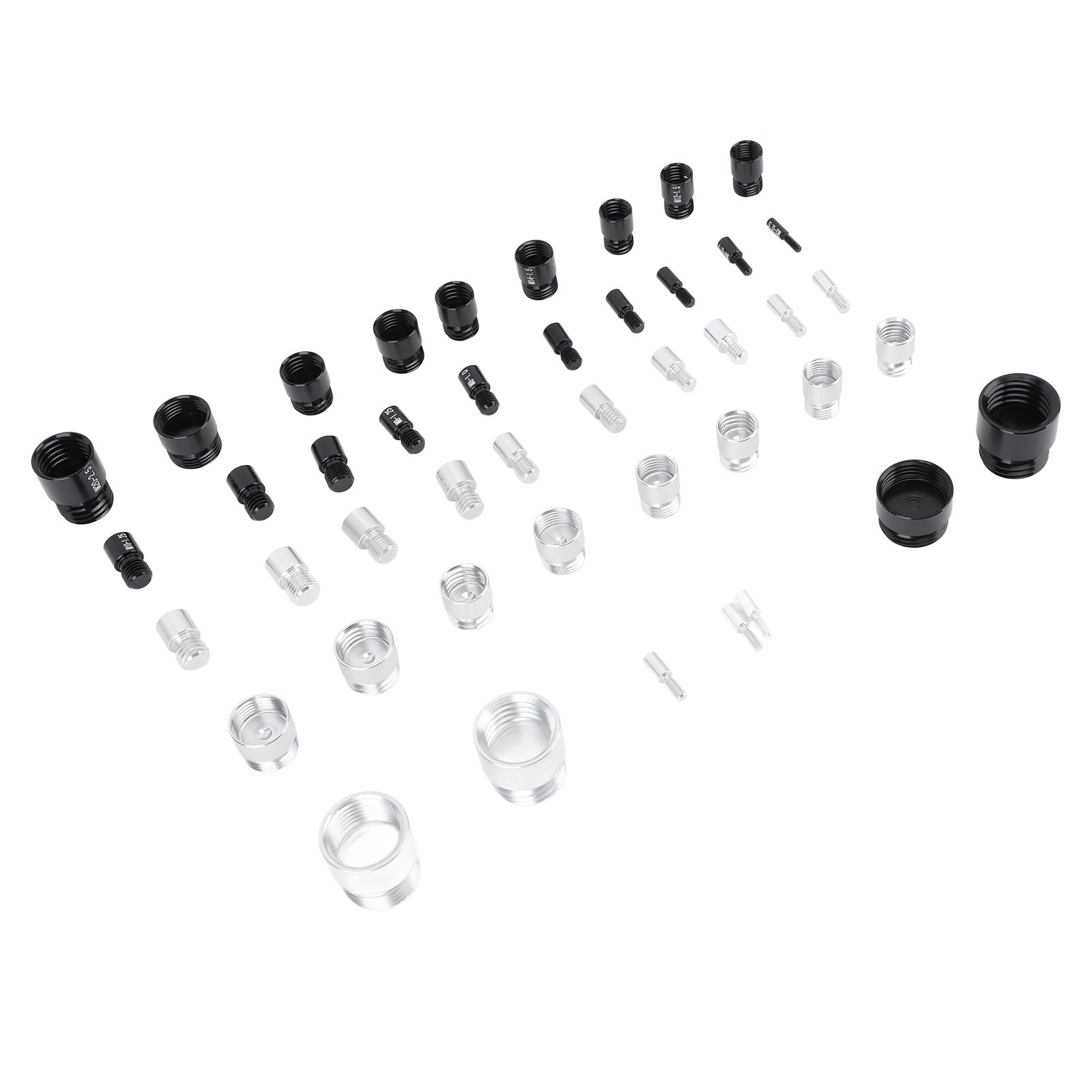 44PCS Nut and Bolt Thread Checker Aluminum High Accuracy Bolt Nut Identifier view 8