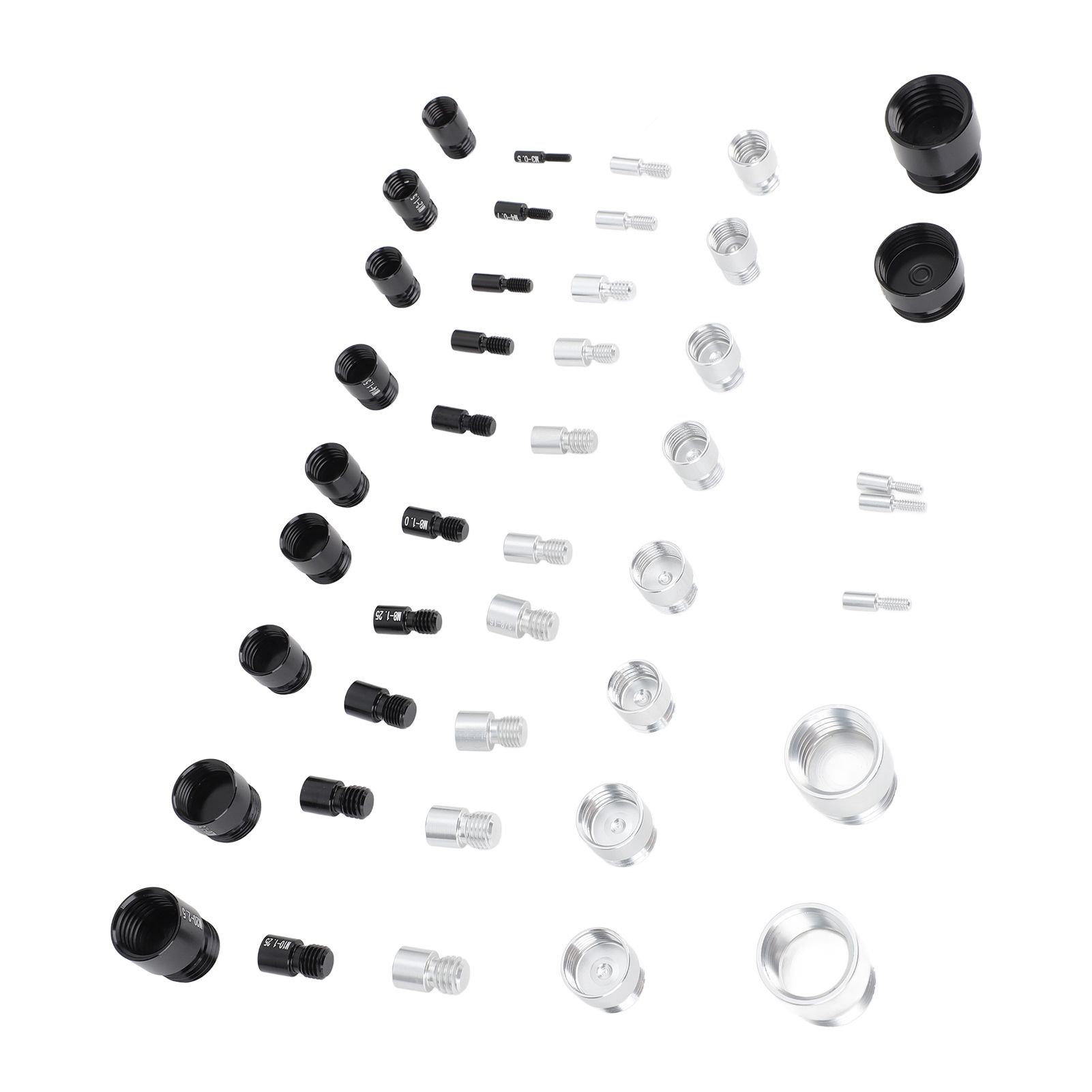 44PCS Nut and Bolt Thread Checker Aluminum High Accuracy Bolt Nut Identifier view 14