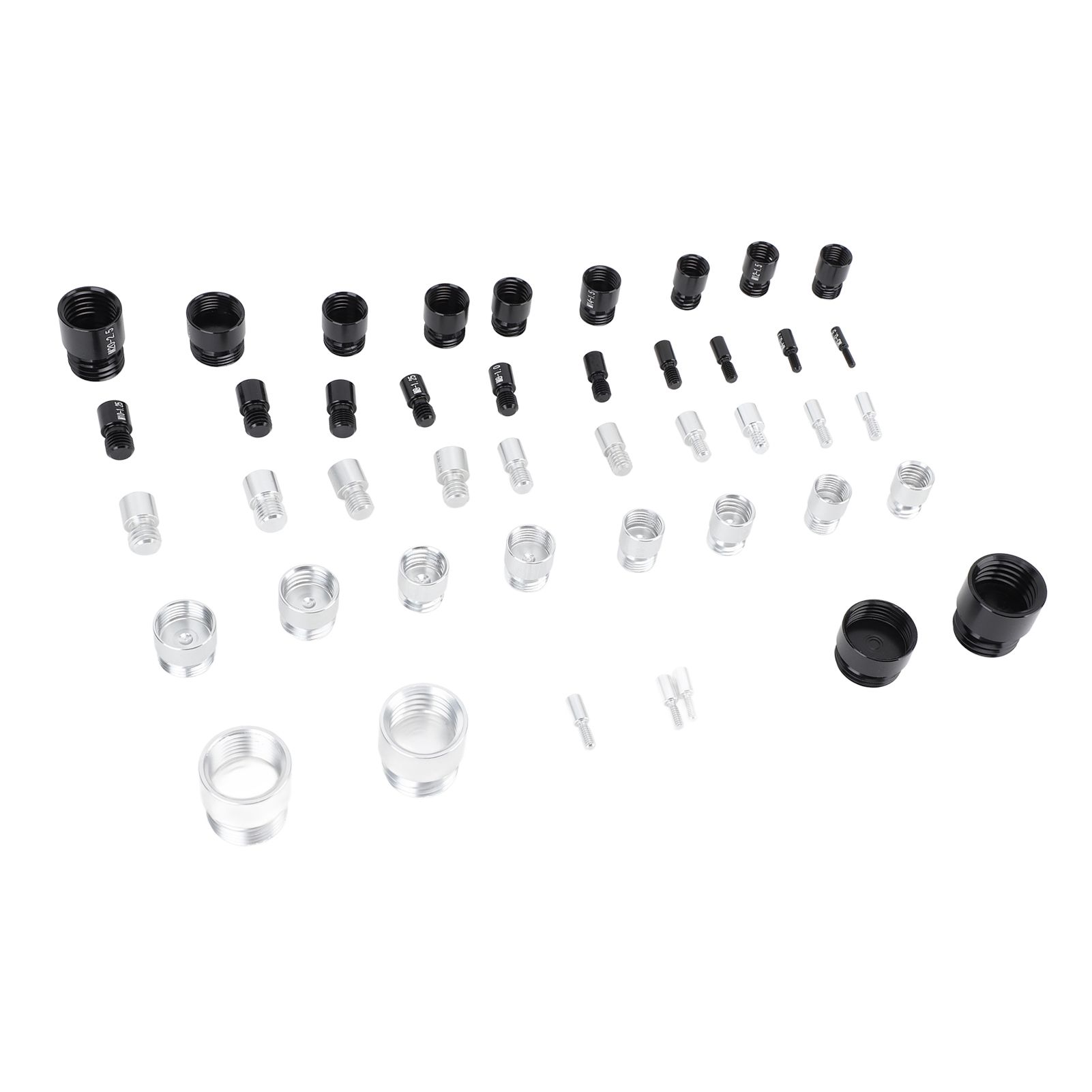 44PCS Nut and Bolt Thread Checker Aluminum High Accuracy Bolt Nut Identifier view 15