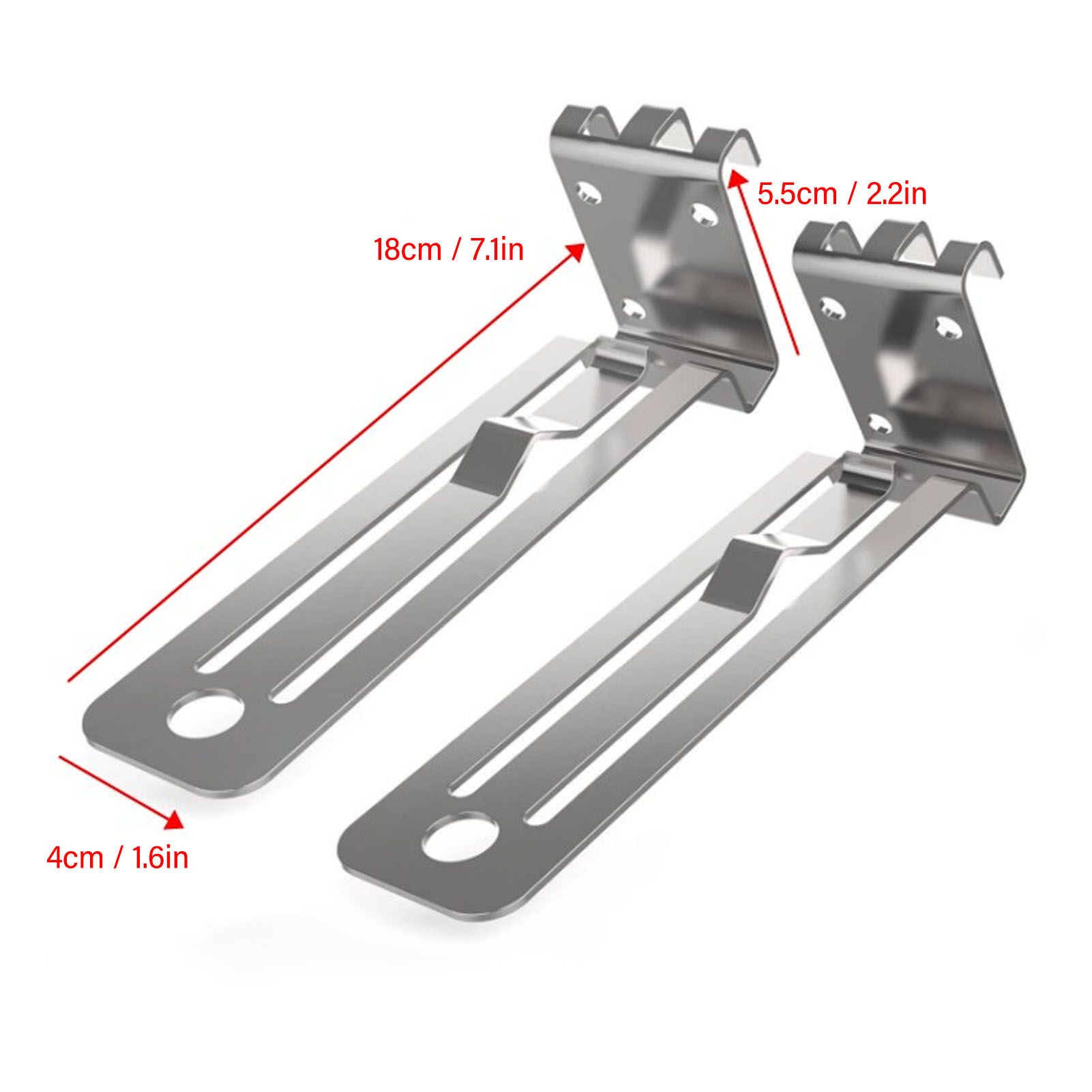 2PCS Siding Tools Overlap Gauge Accurate Carbon Steel Easy to Use Siding view 15