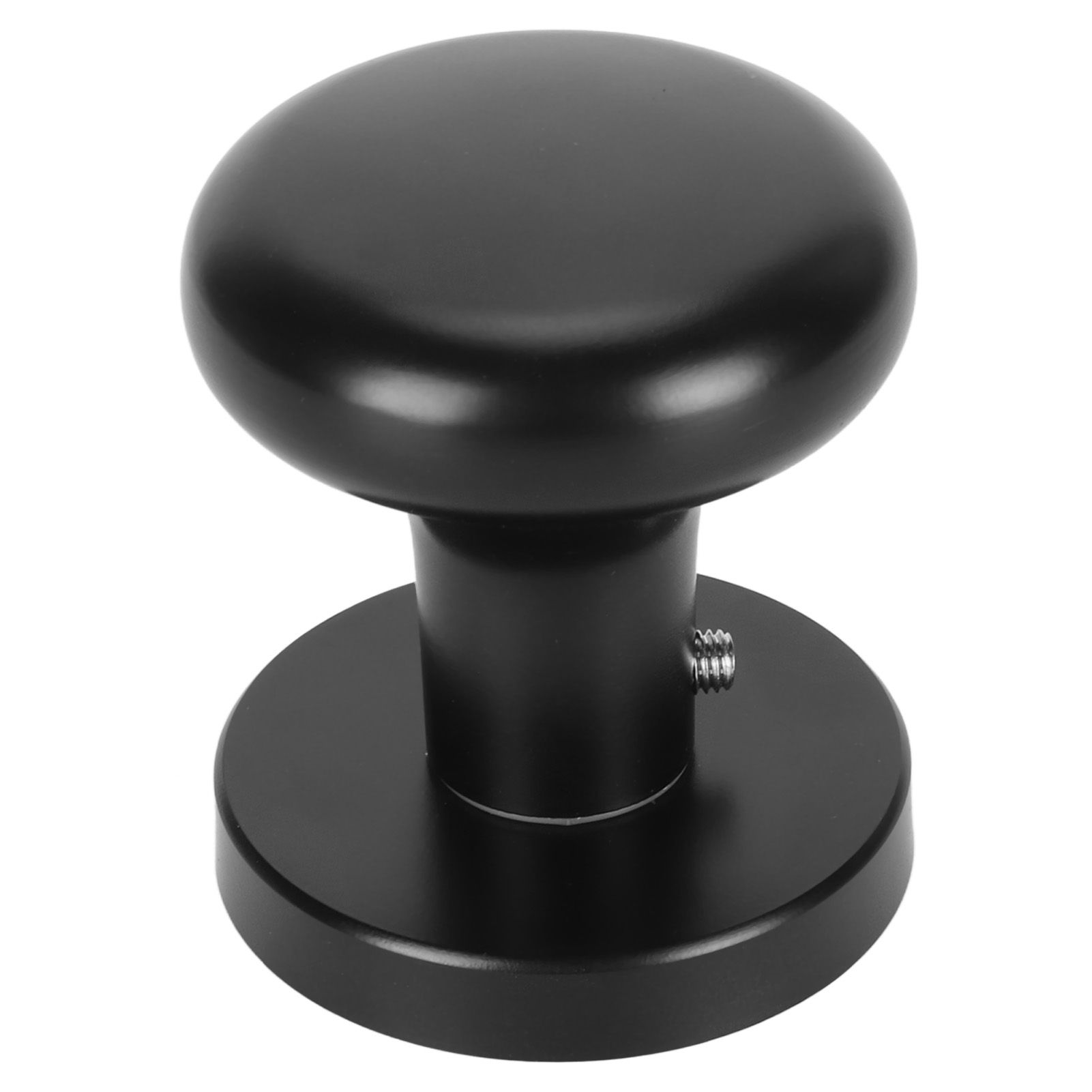 Door Knob Black Round Handle Keyless Locking Zinc Alloy Privacy Function Easy view 3
